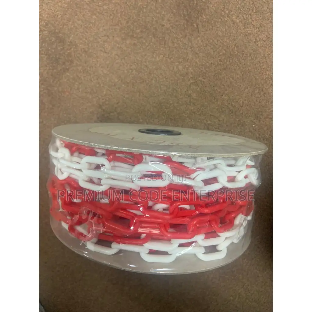 Red & White Plastic Barrier Pe Safety Chain