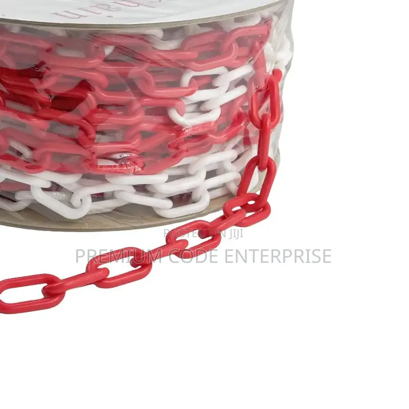 Red & White Plastic Barrier Pe Safety Chain