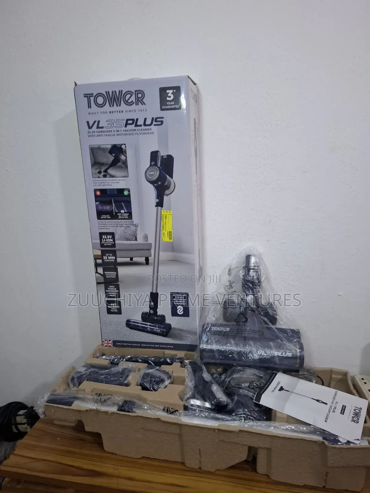 Tower Vl35 Plus Rechargeable Cordless Vacuum Cleaner/Uk