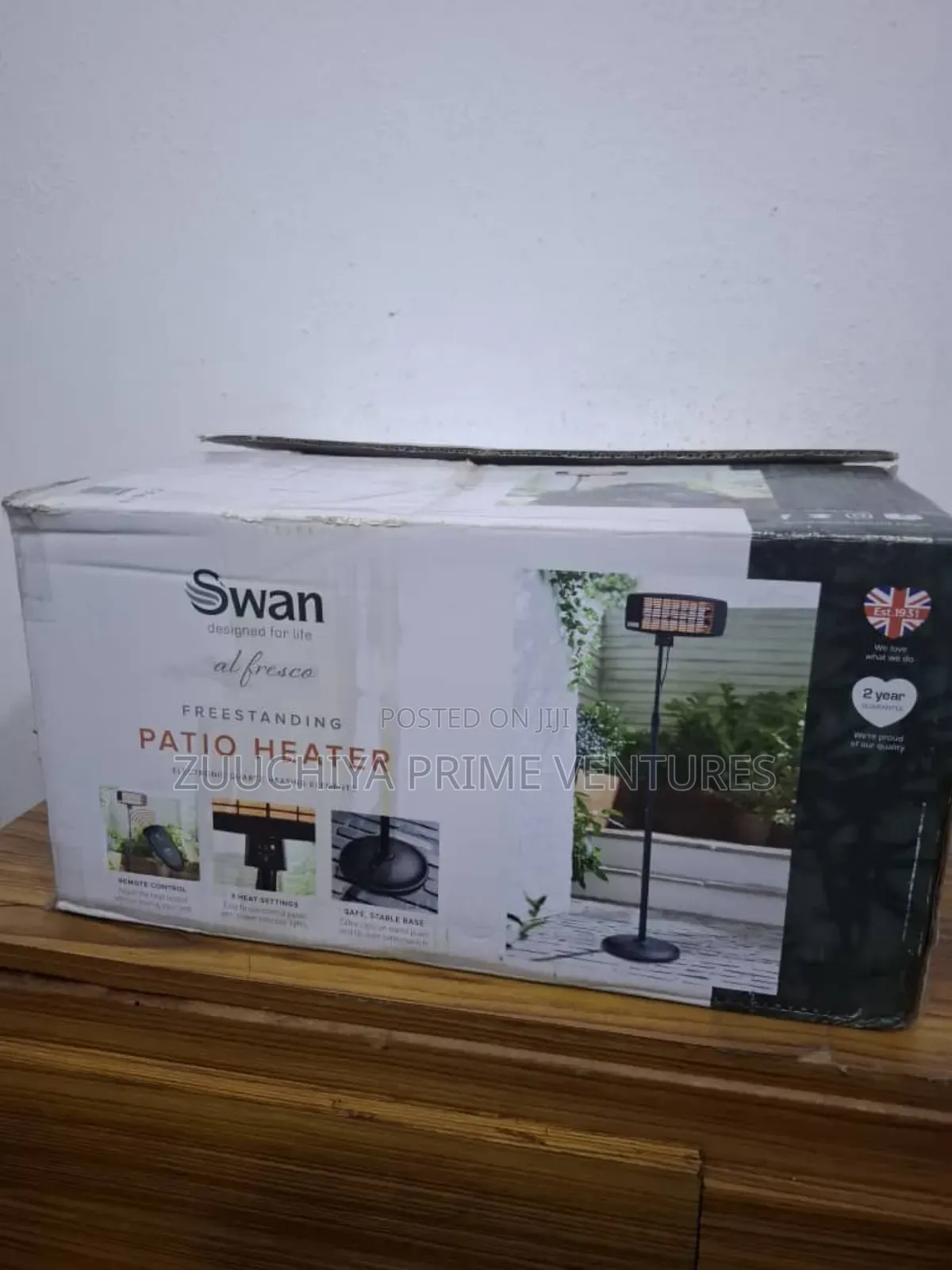 Swan Patio Outdoor/Indoor Heater Uk  (Keeps Room Warm)