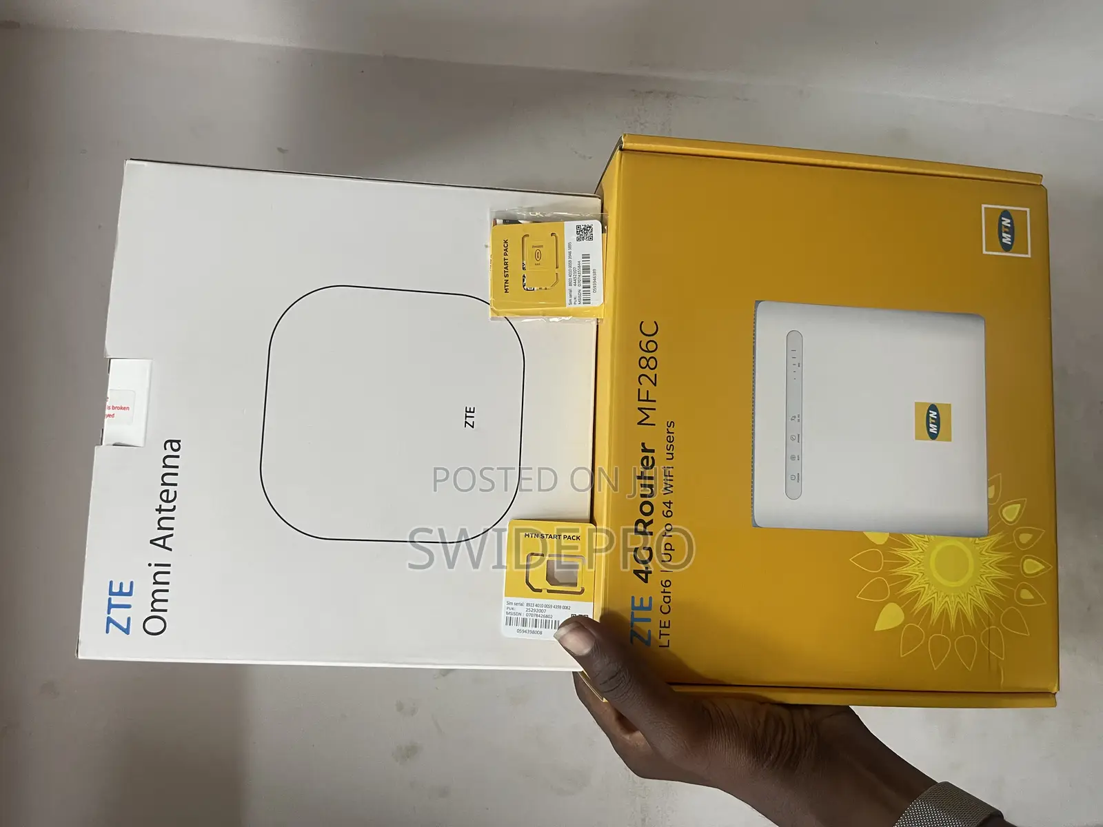MTN Turbonet Internet  Router + Antenna + Sim Card