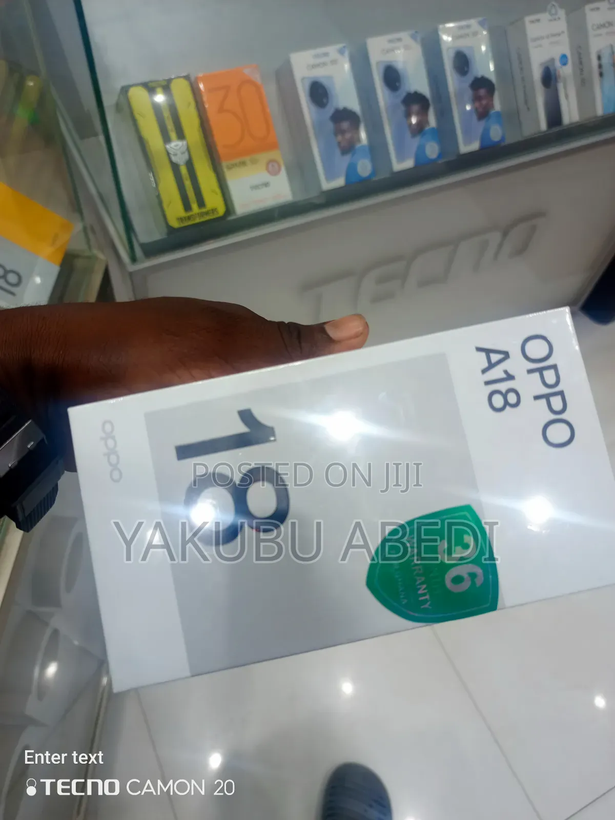 New Oppo A18 128 GB Gray