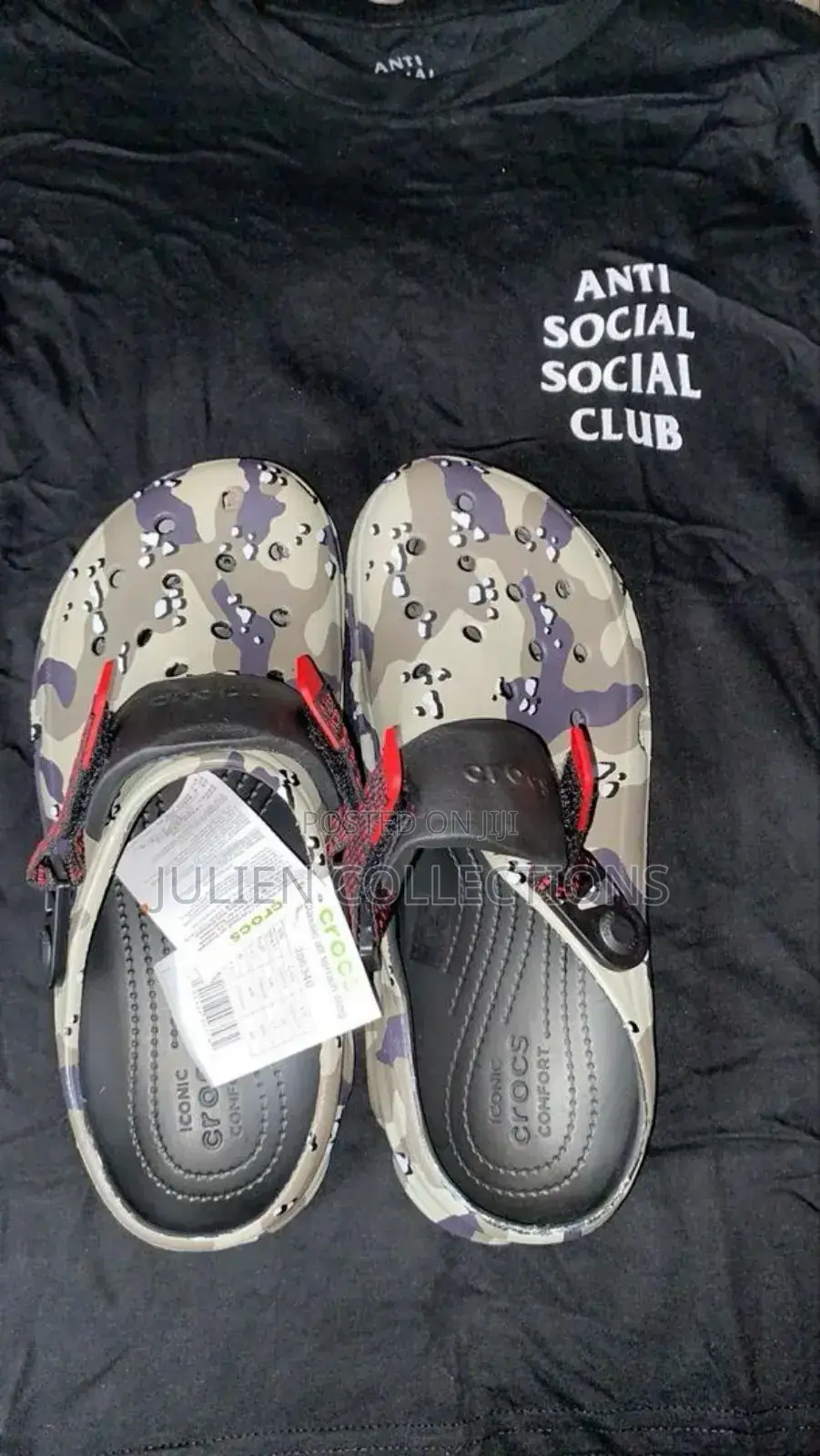 Original Crocs Brown and Cream