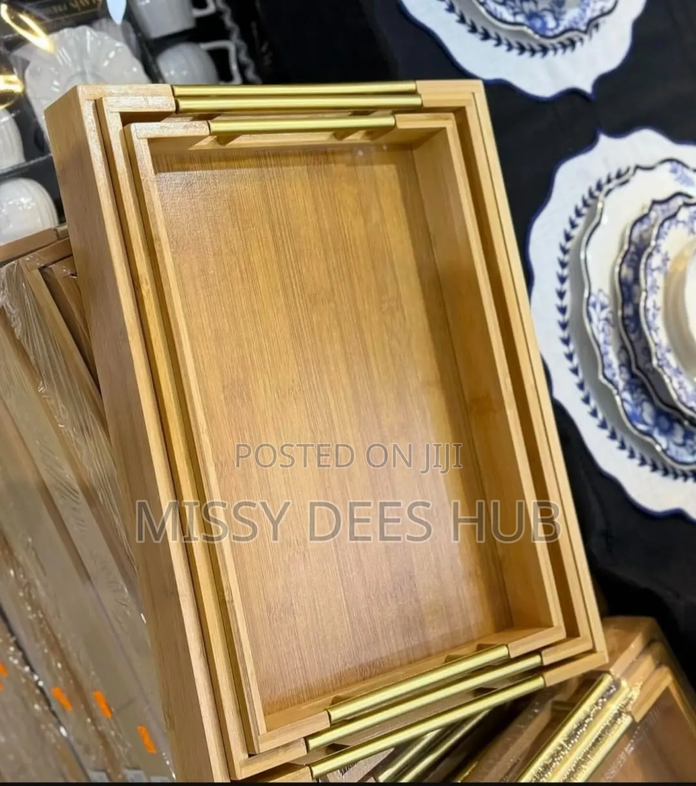 3pcs Wooden Tray