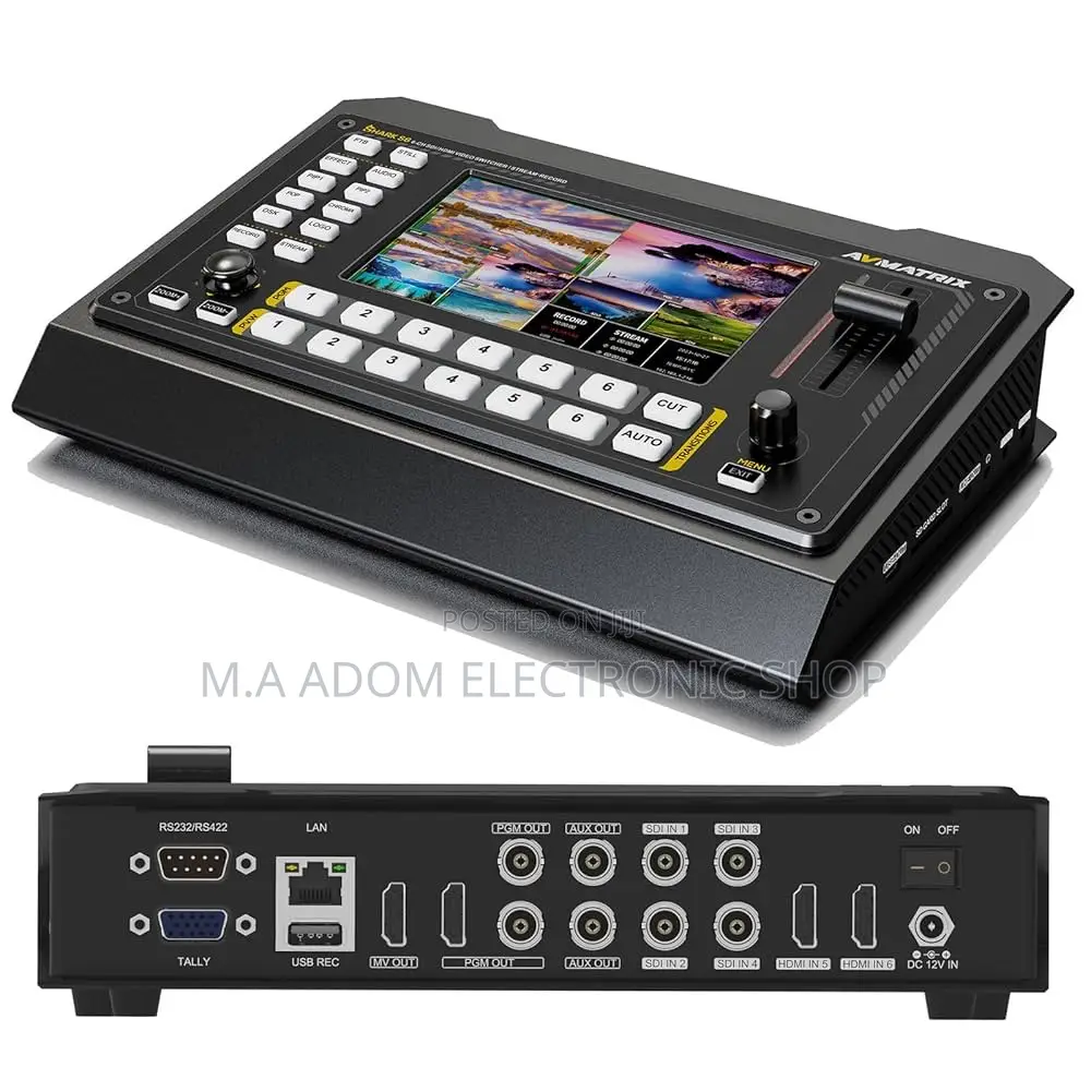 Avmatrix Shark S6 6ch Hdmi/Sdi Multi-Camera Video Mixer