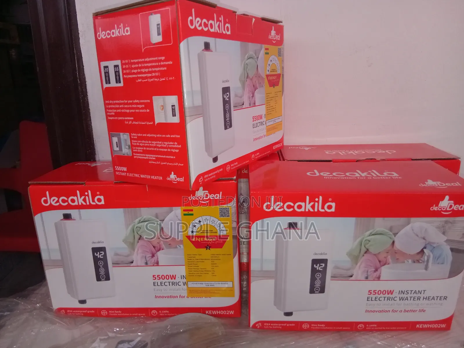 5500w Water Heater, Instant Water Heater