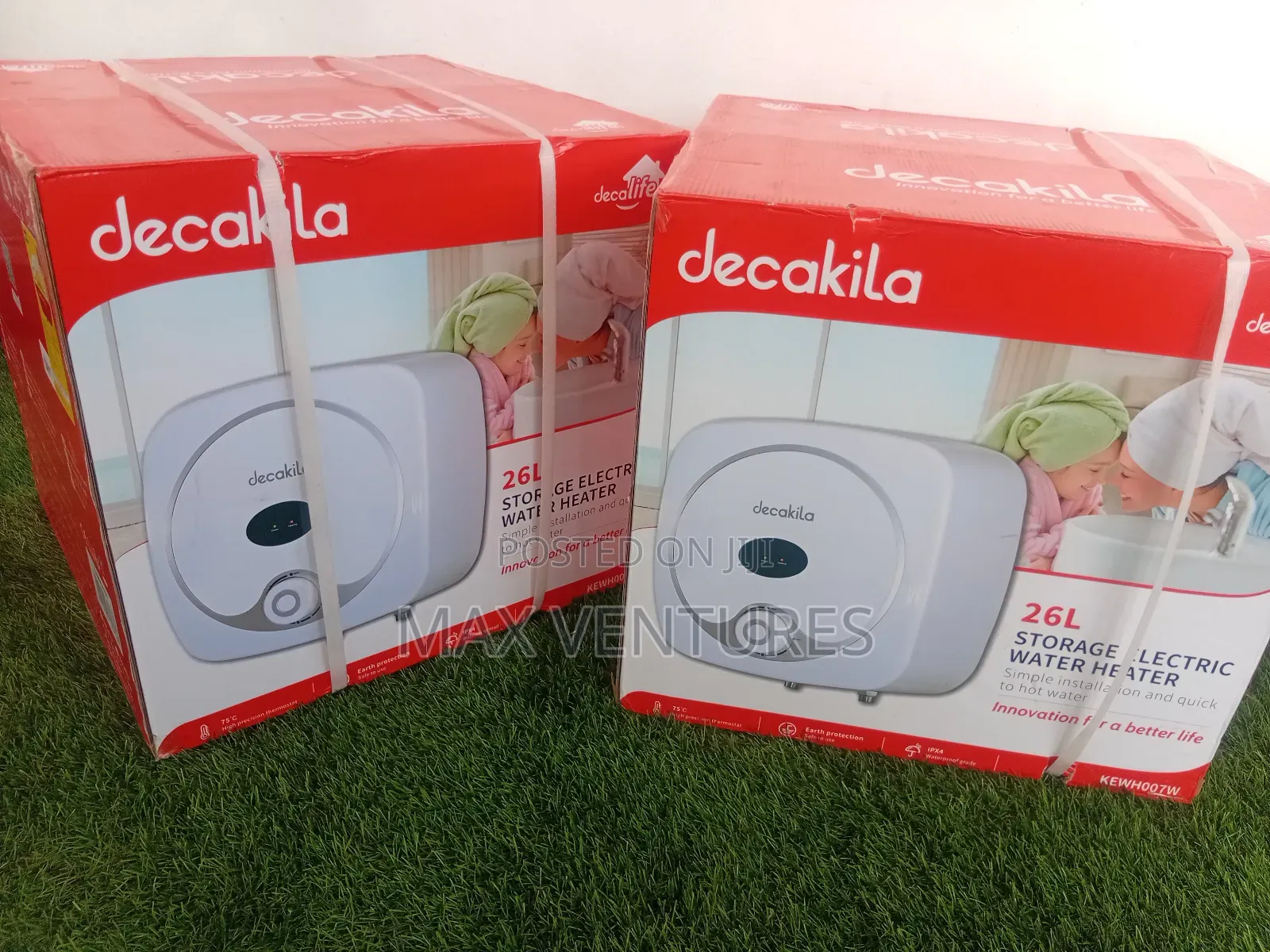 Risky Free Kewh007w Decakila 26l Electric Water Heater Set