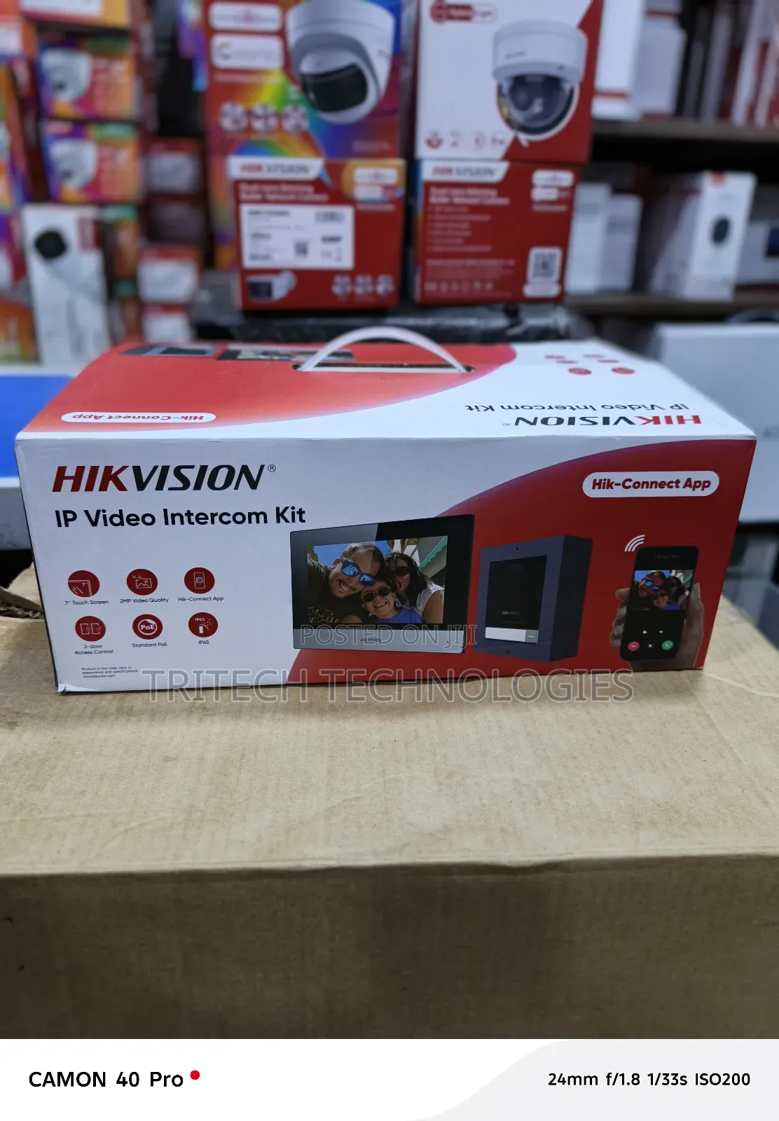 Hikvision Ip Video Intercom With 4port Poe Switch Ds-Kis602