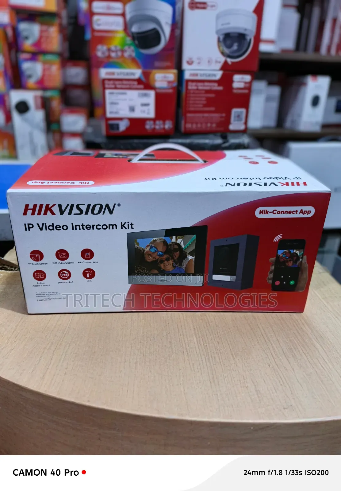 Hikvision Ip Video Intercom With 4port Poe Switch Ds-Kis602