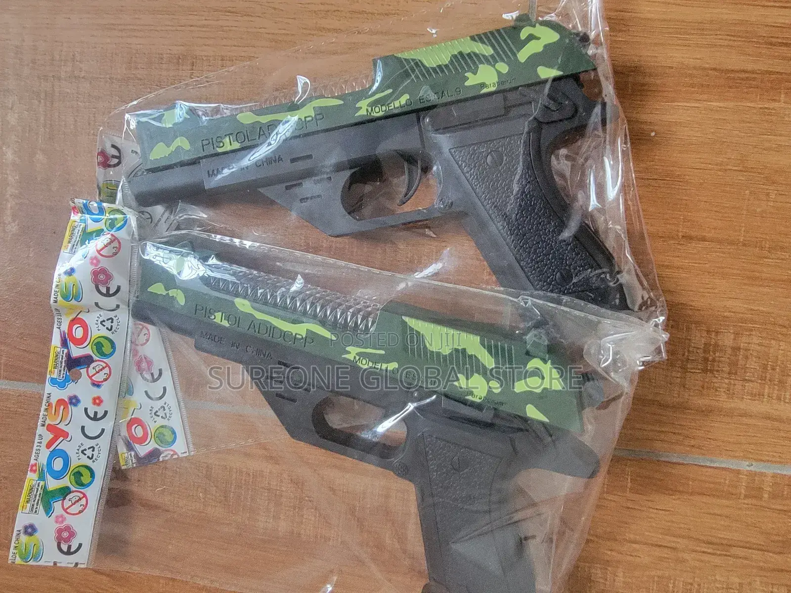 Toy Pistol With Battery Props