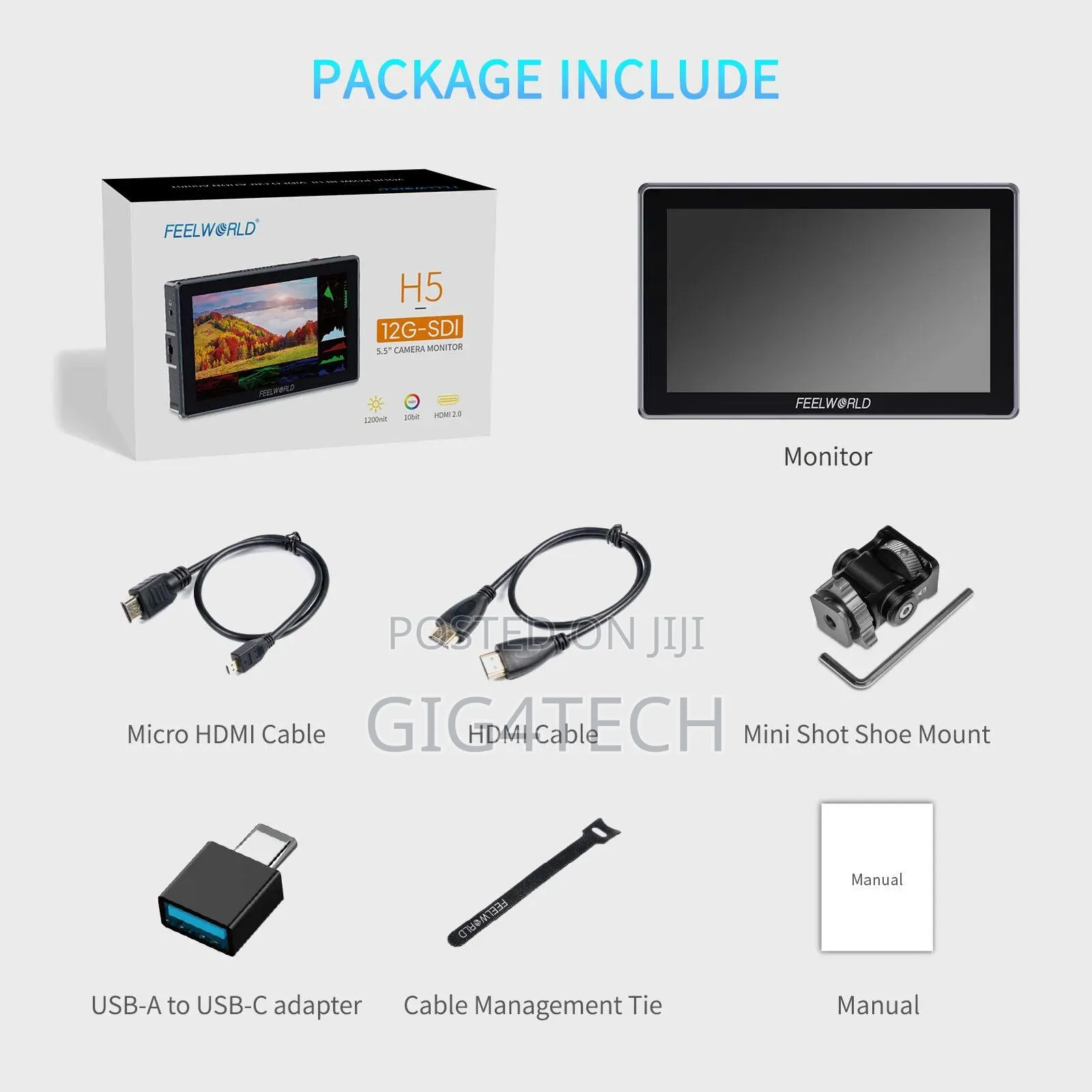 Feelworld H5 5.5-inch 1200nit Monitor