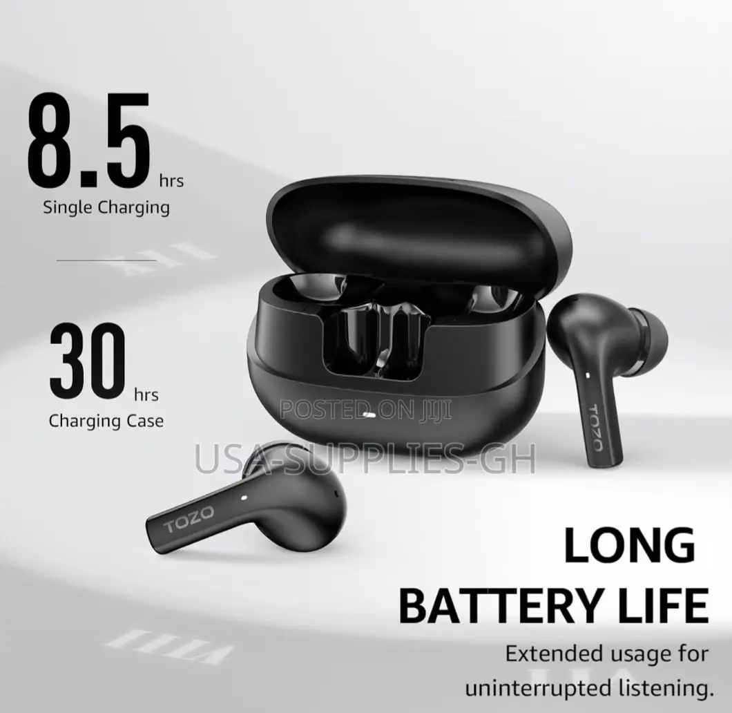 Tozo E2 Wireless Earbuds With Ai Call Noise Cancel. From Usa