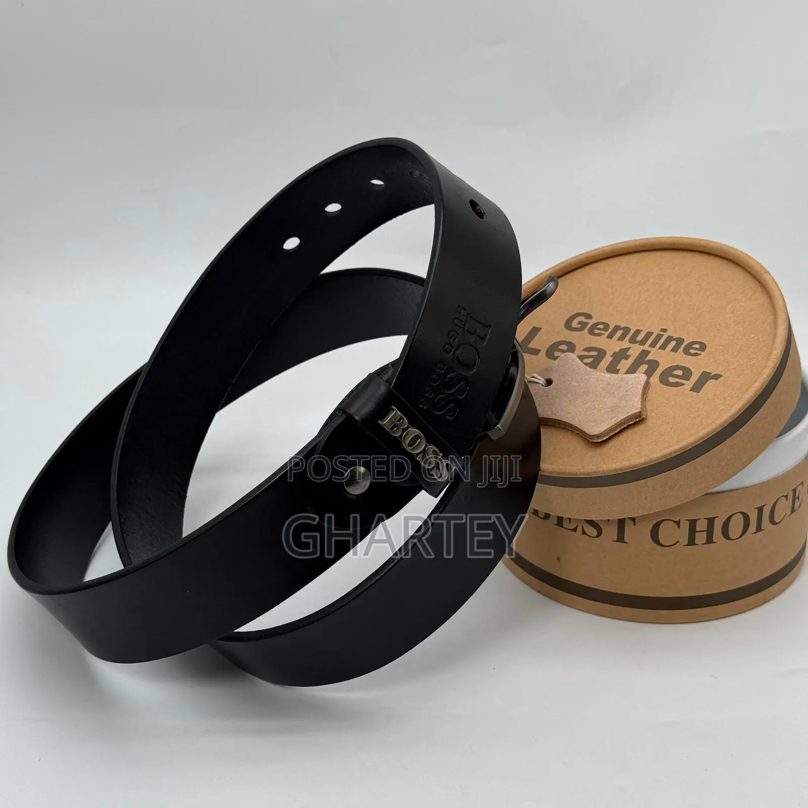 Luxury Men’S Quality Leather Belts - Black