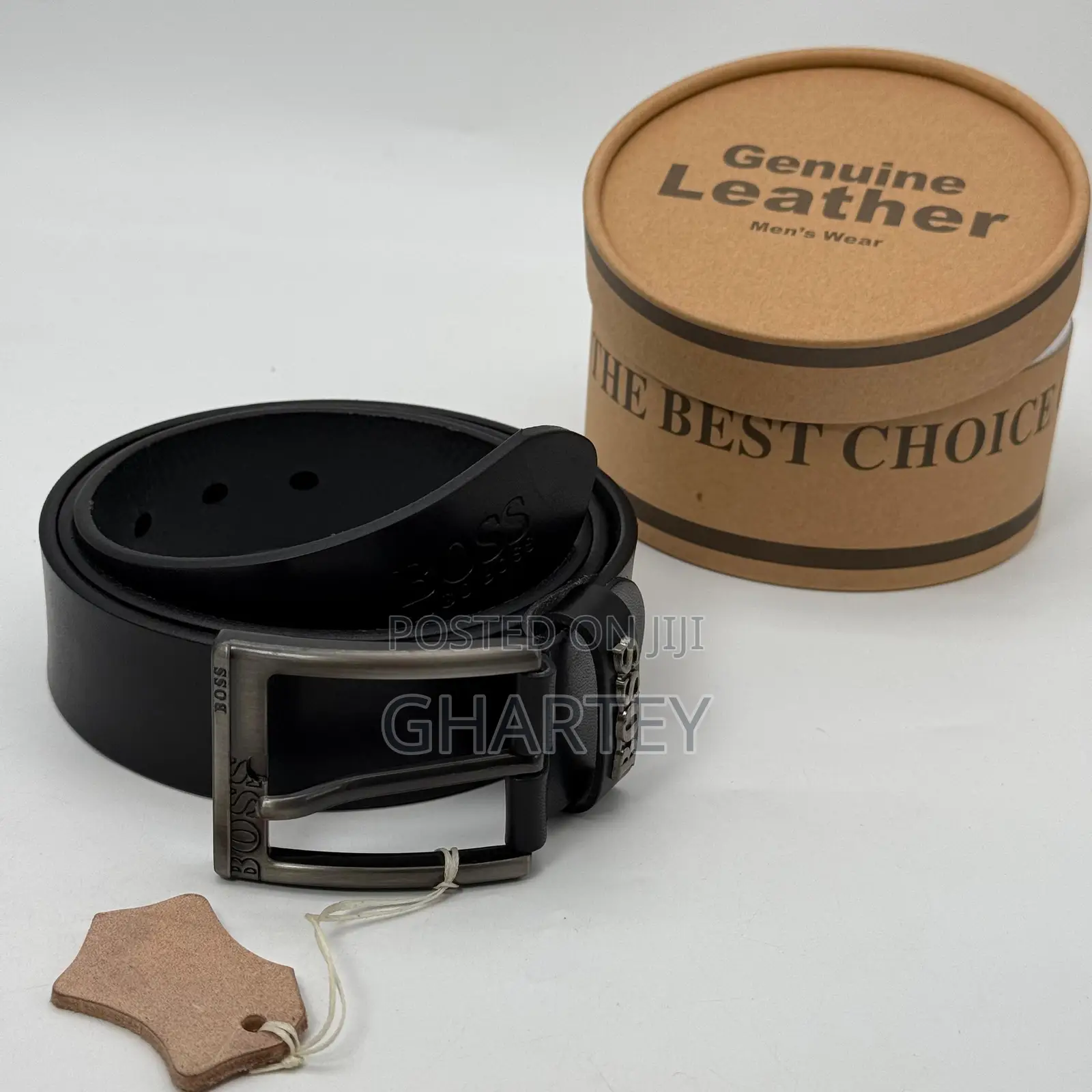 Luxury Men’S Quality Leather Belts - Black