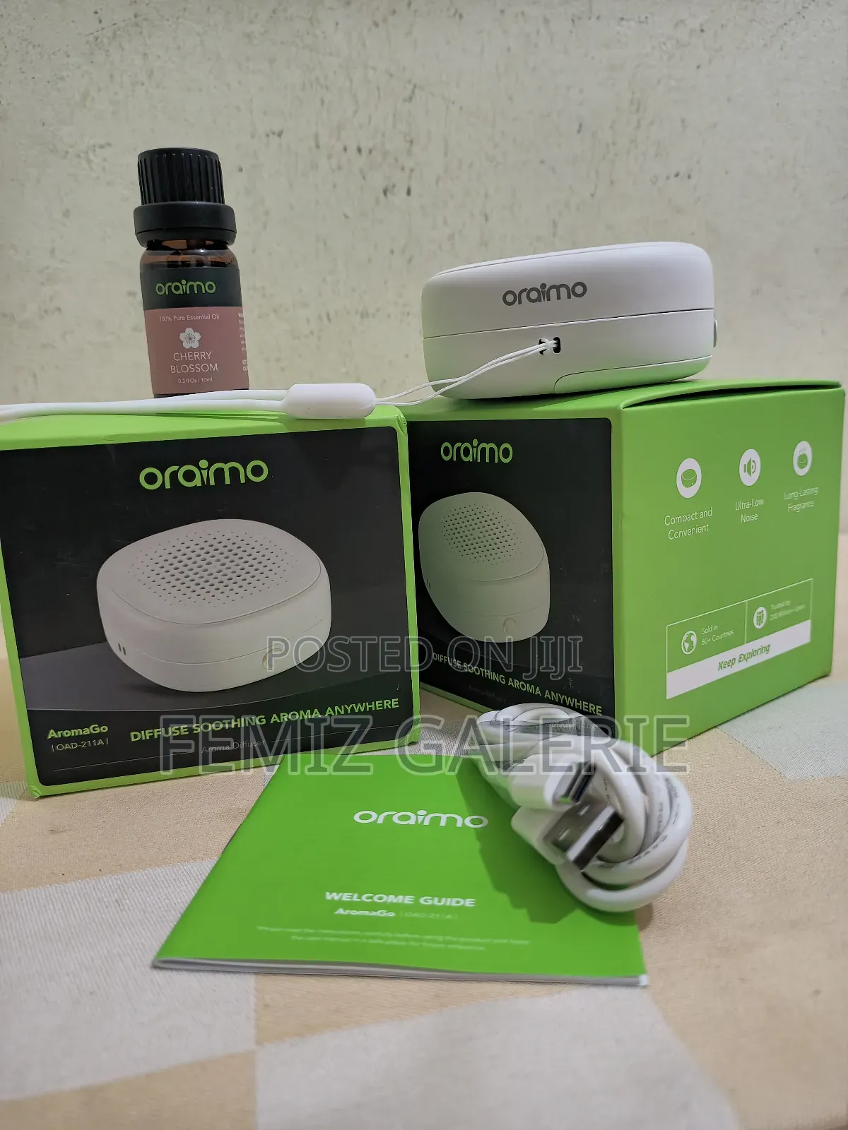Oraimo Aromago Waterless Rechargeable Aromatherapy Diffuser