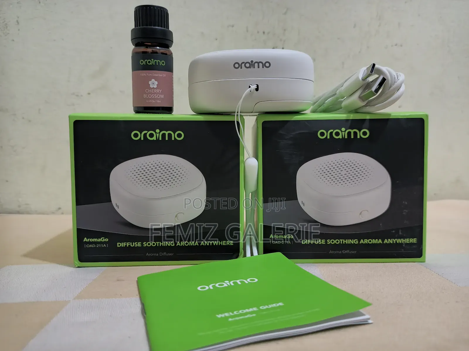 Oraimo Aromago Waterless Rechargeable Aromatherapy Diffuser