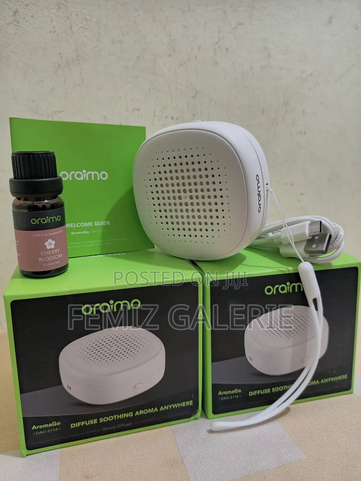 Oraimo Aromago Waterless Rechargeable Aromatherapy Diffuser