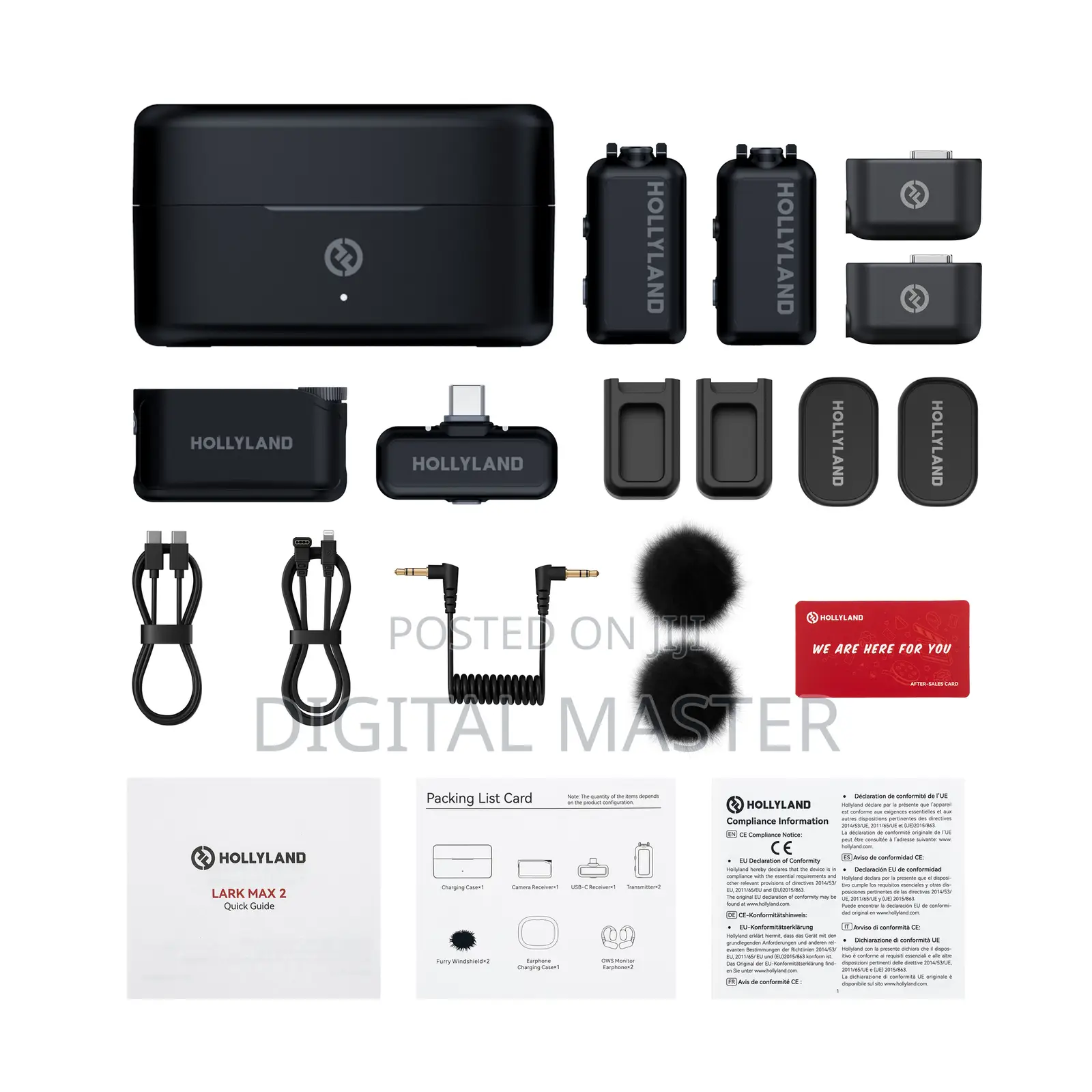 Hollyland Lark Max 2 Combo 2-Person Wireless Microphone Sys