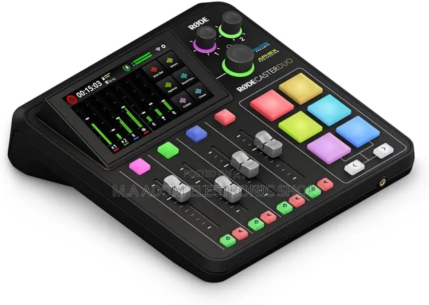 Audio Rode Caster Duo for Podcasting Music Streaming