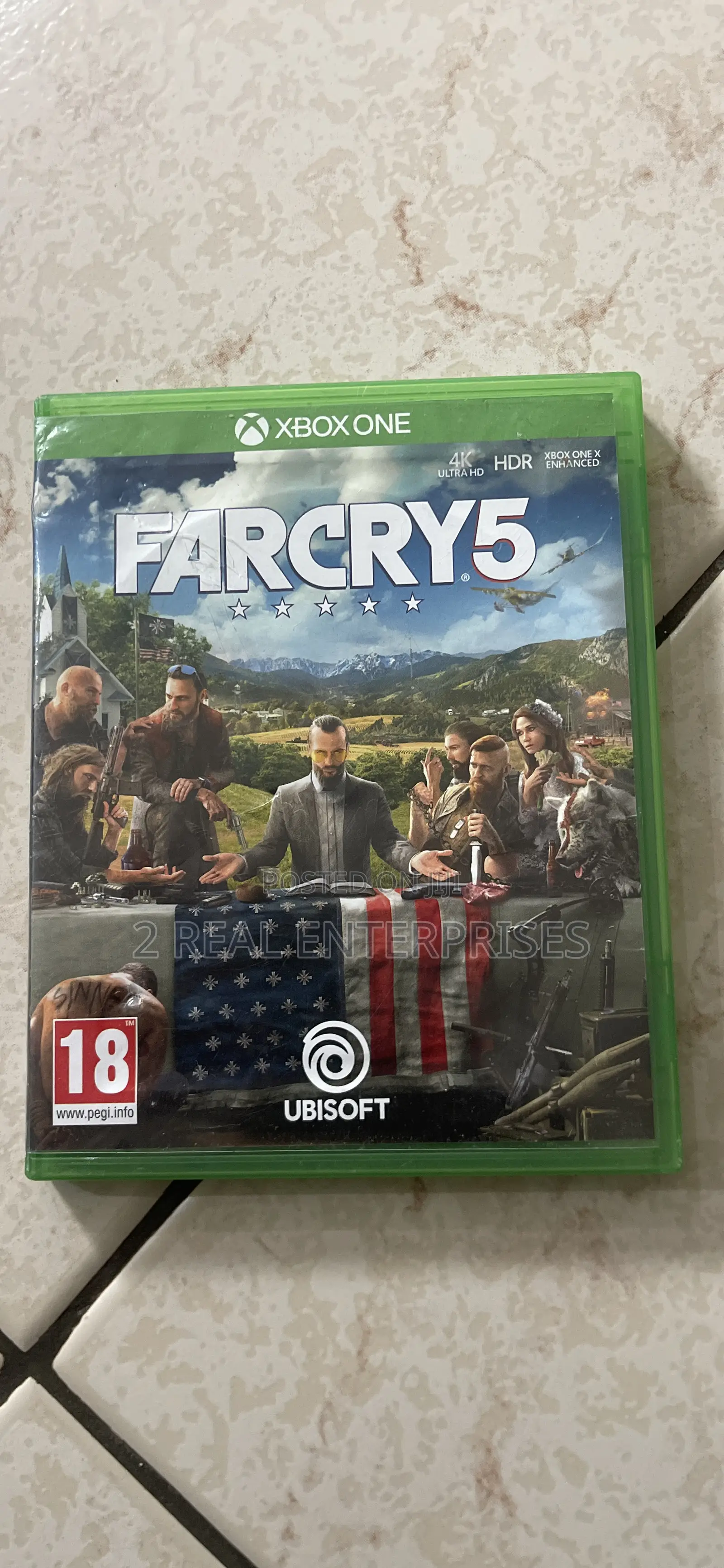 Xbox One Xbox One X Enhanced Farcry 5 Game Cd
