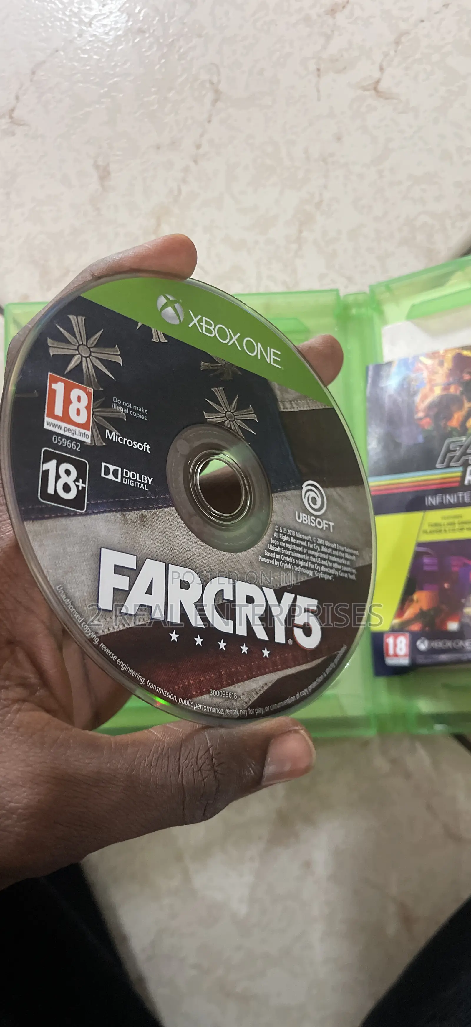 Xbox One Xbox One X Enhanced Farcry 5 Game Cd
