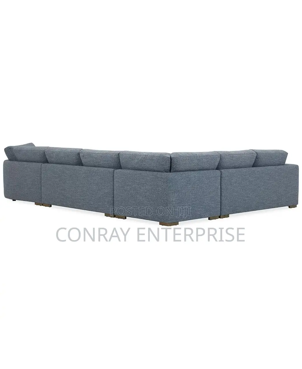 Vasher 166” 4-Pc Fabric Sectional Sofa With Cuddler.