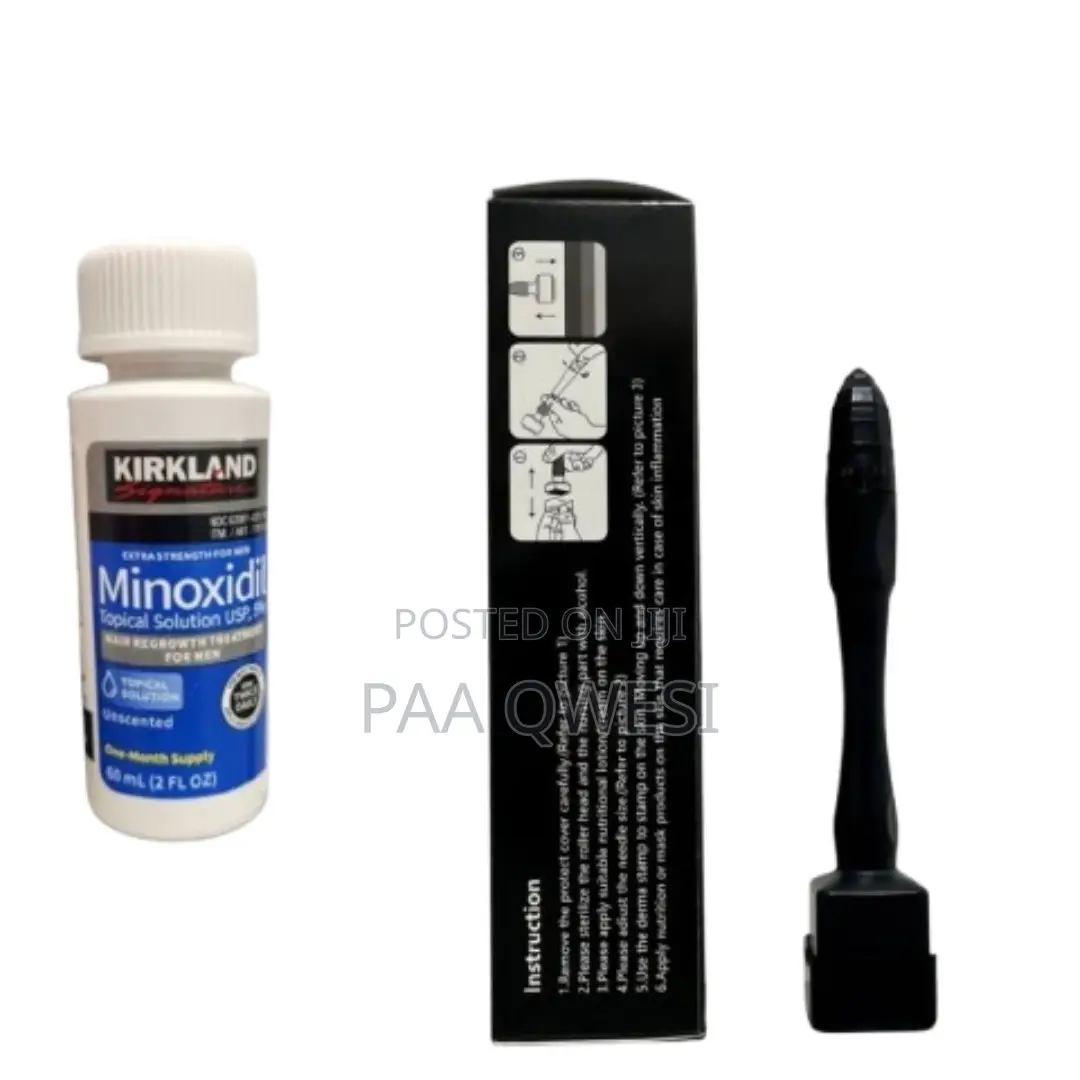 Power Combo- Kirkland Minoxidil Derma Stamp
