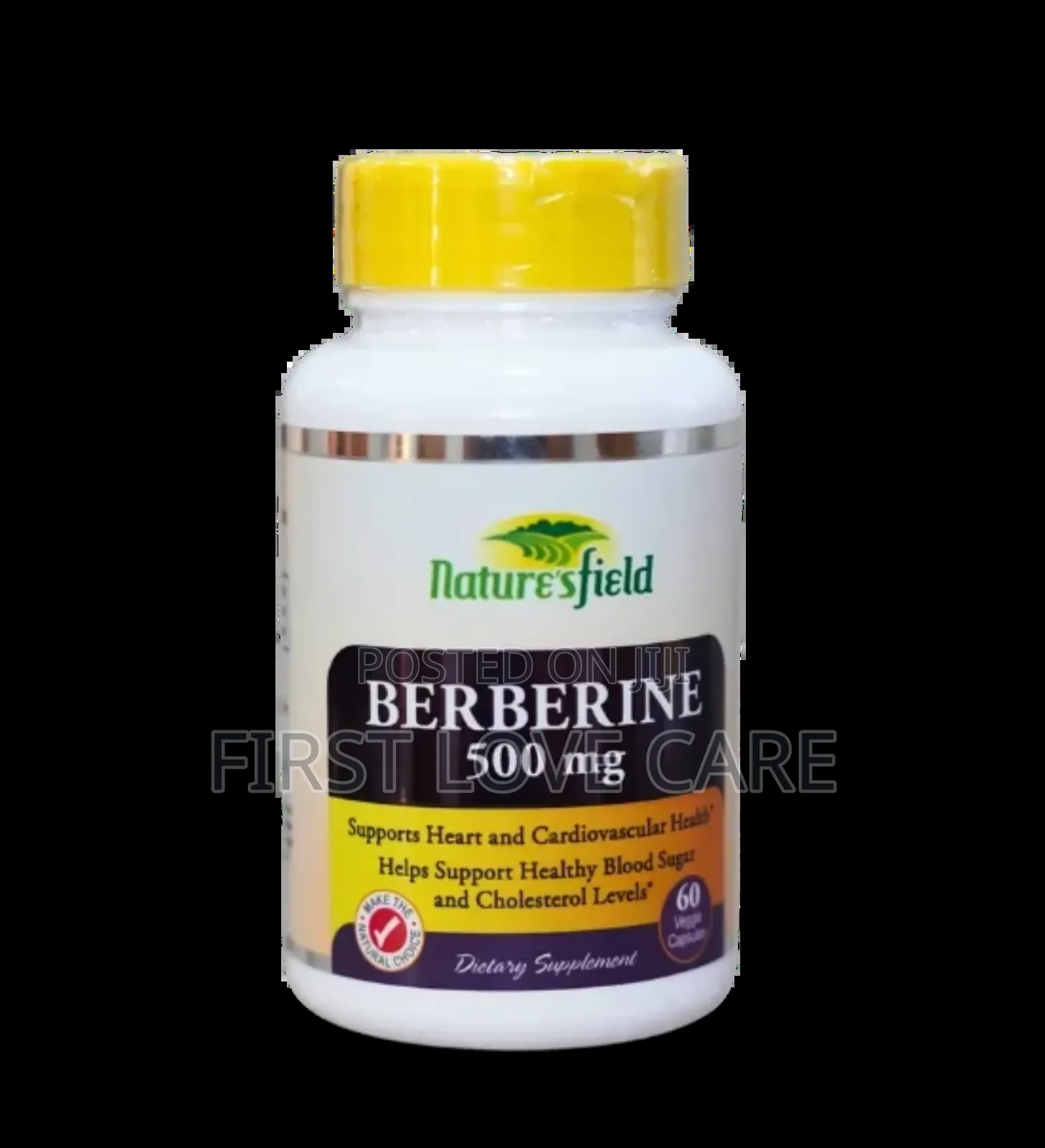 Nature's Field Berberine 500mg( 60 Capsule)