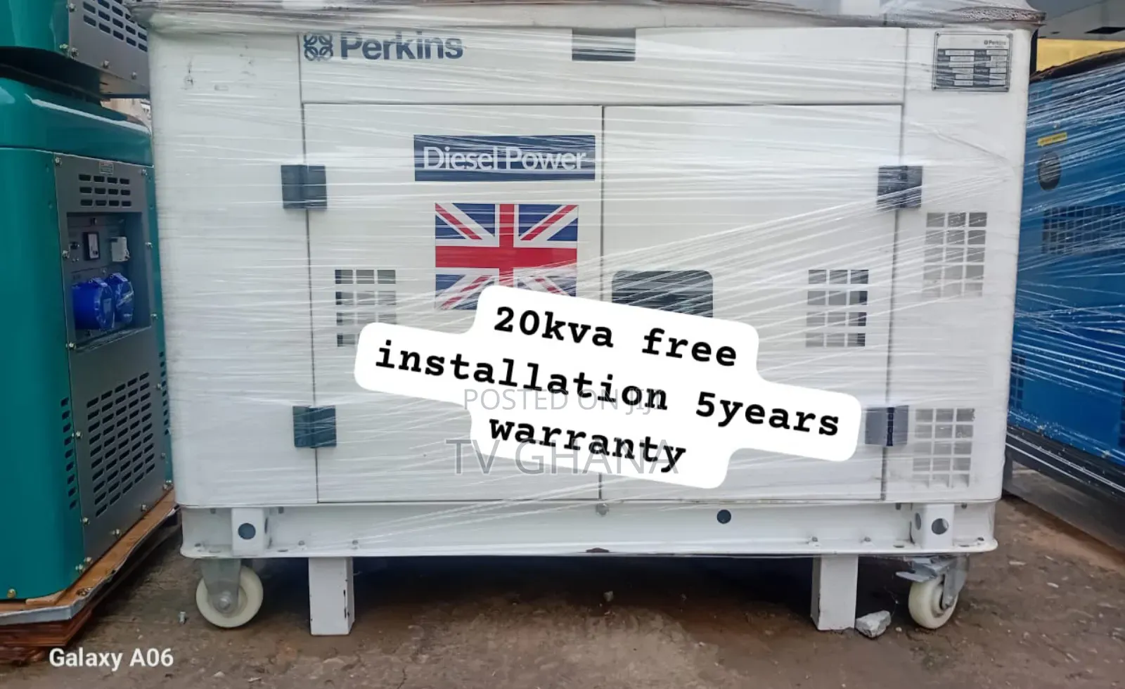 Quiet Operation Choice Perkins 20kva Diesel Generator