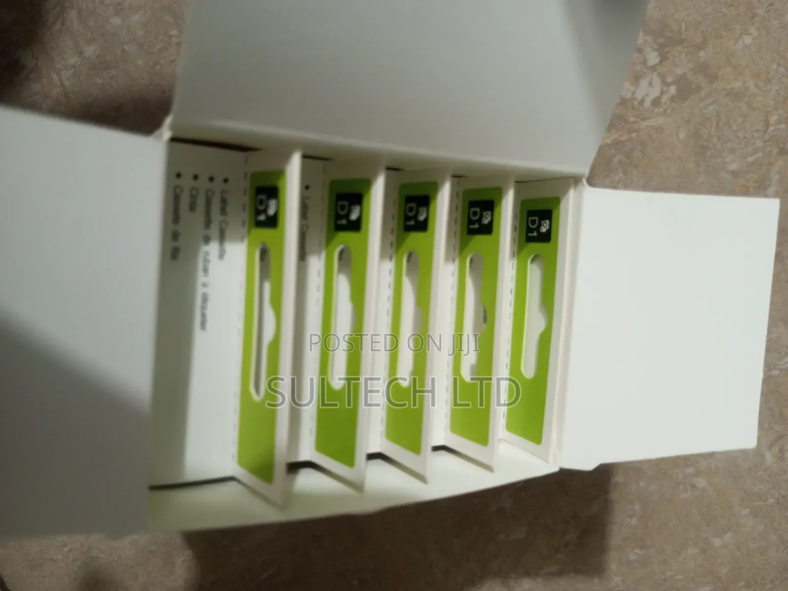 Dymo D1 Label Cassette 5 in 1 Pack
