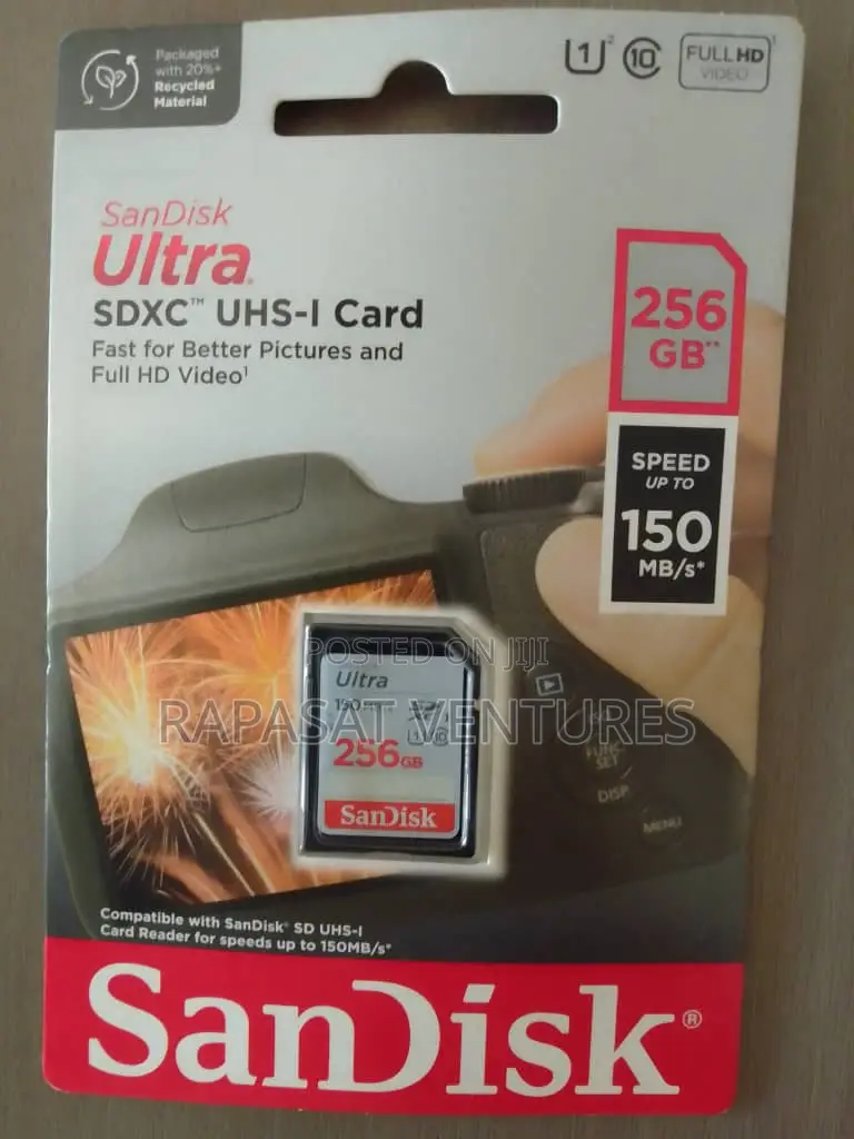 Sandisk Ultra SDXC Uhs-1 Card 256gb