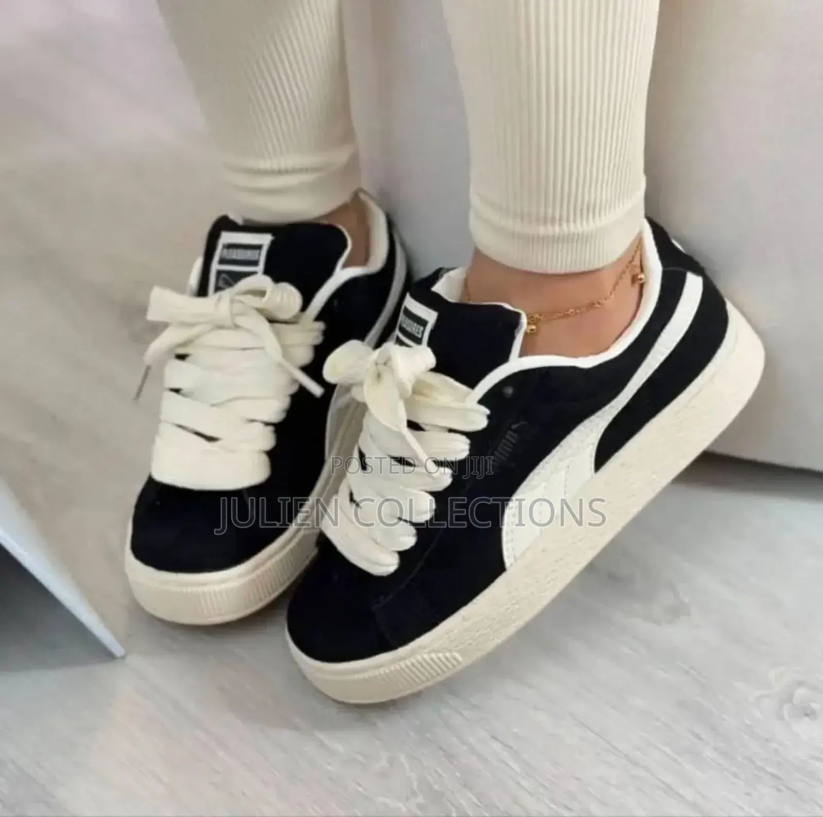 Puma Xl Suede Black and Cream