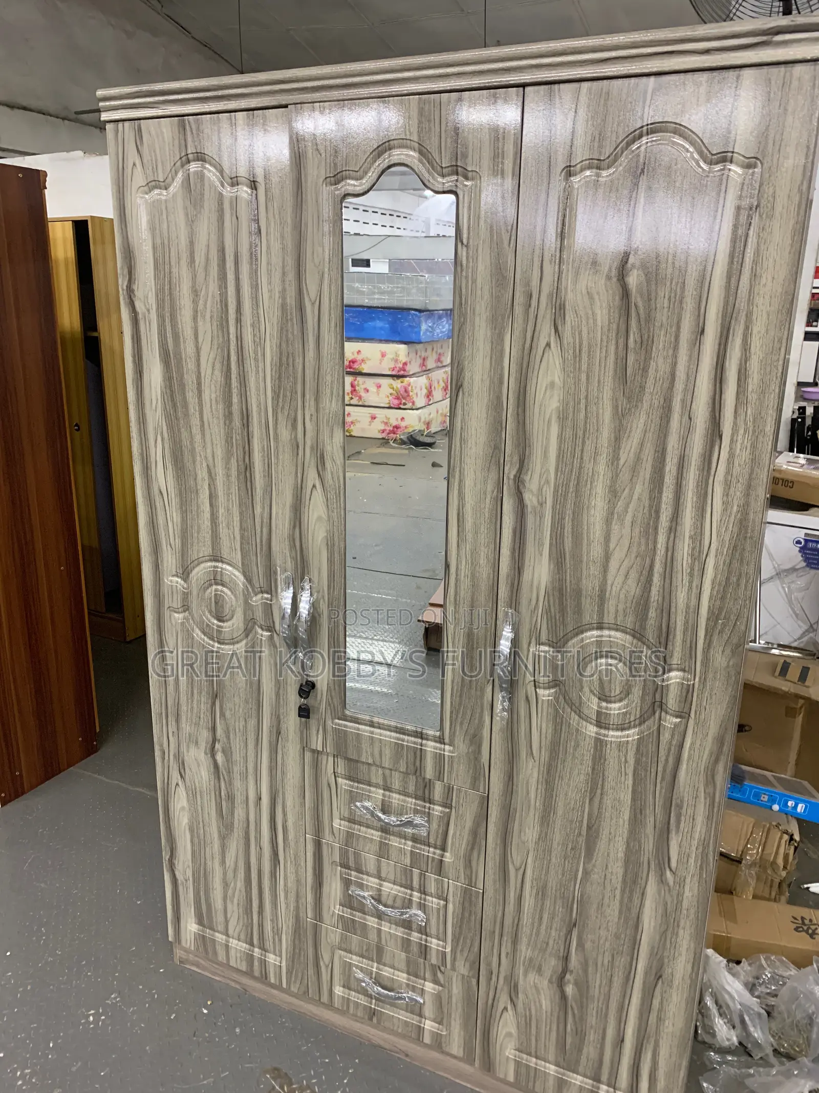 Three Doors Foreign Wardrobe