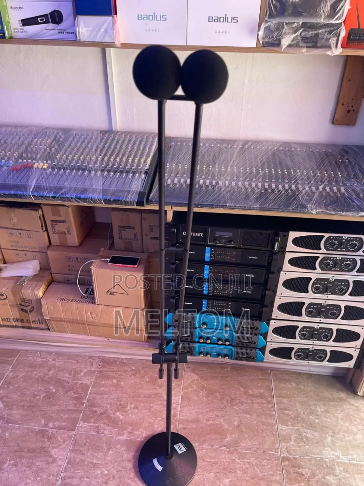 Av Twin Podium Microphone