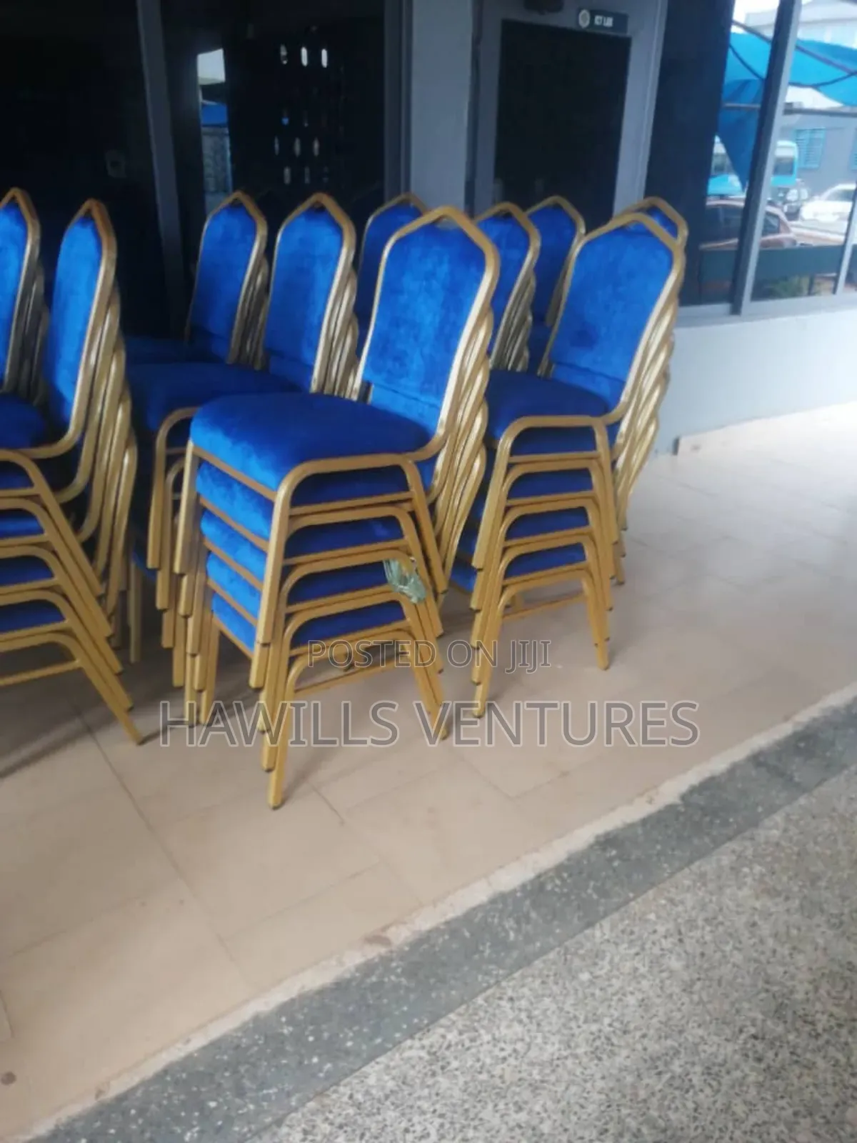 Auditorium Blue Chair