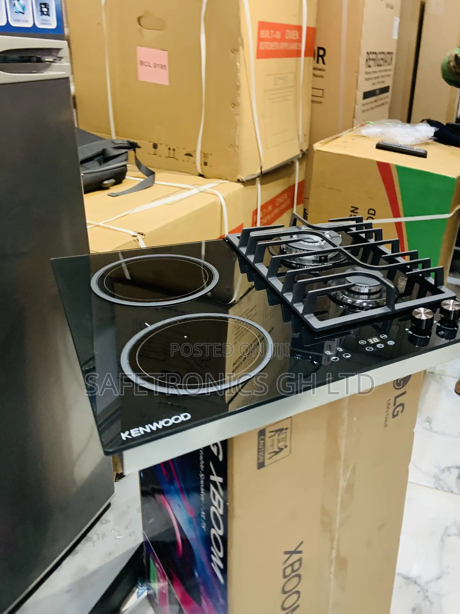 Super Reliable 60cm 4 Gas Cooker in-Built Kenwood