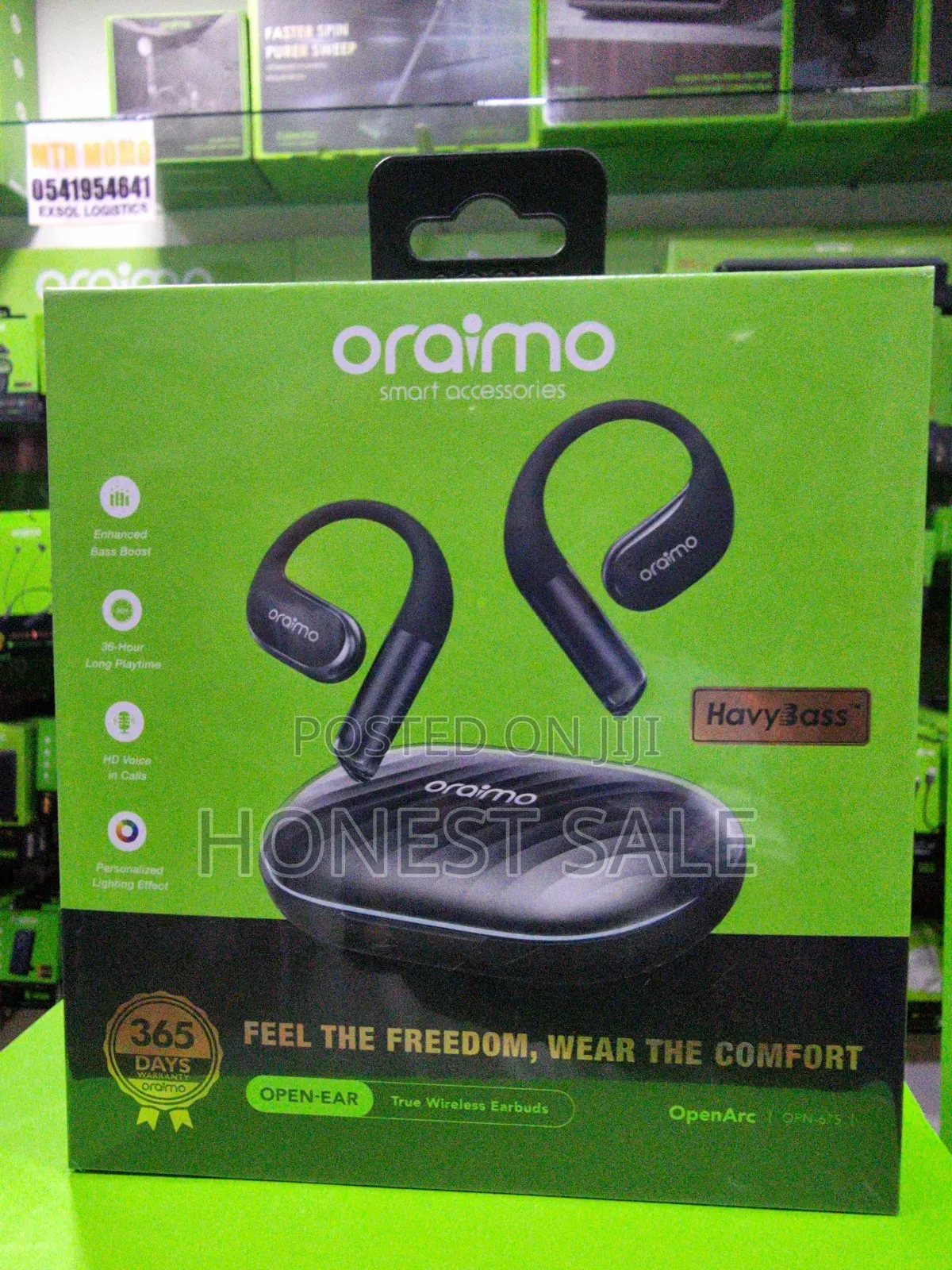 Oraimo Openarc Open-Ear Wireless Earphones