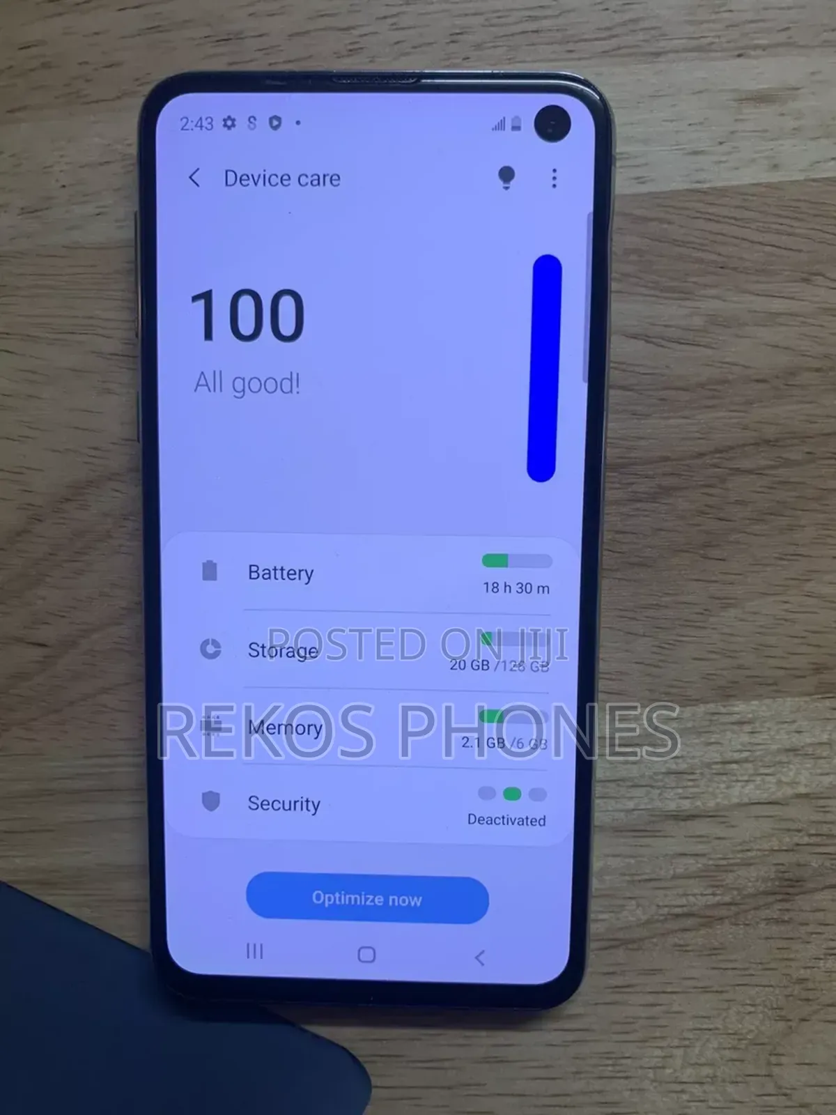 New Samsung Galaxy S10e 128 GB White