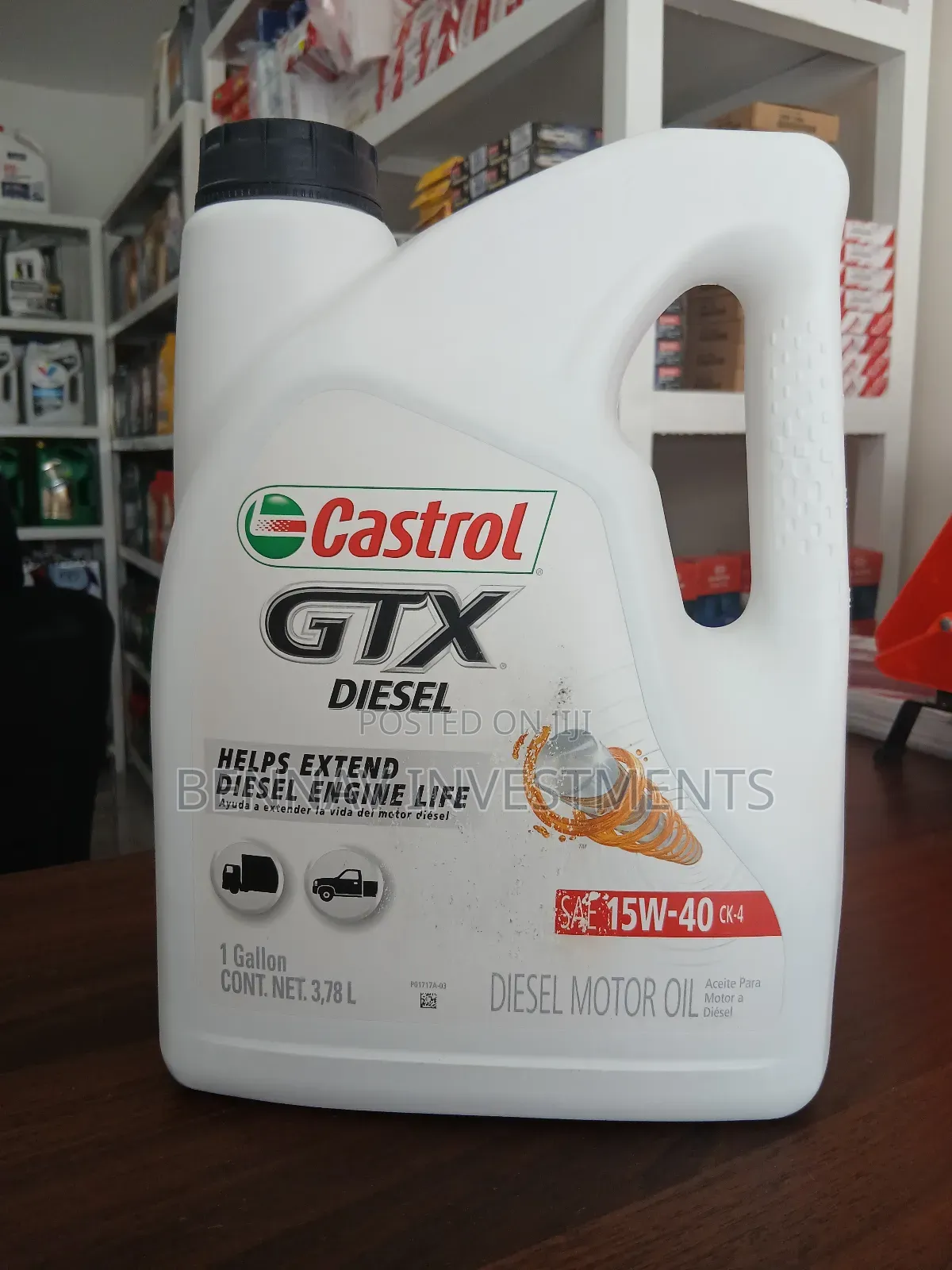 Castrol Gtx Diesel 15w-40 4ltr