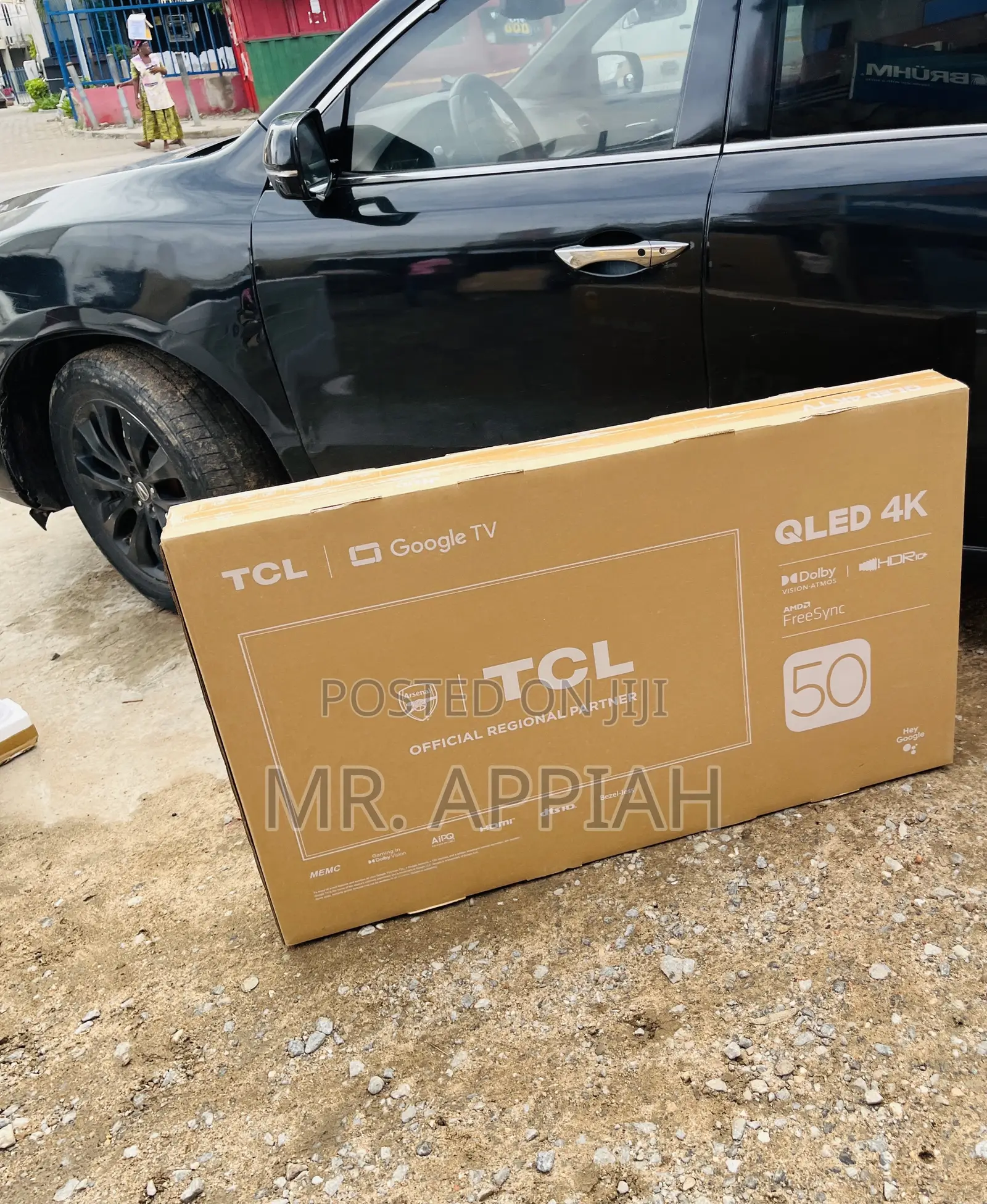 Most Durable TCL 50c645 50” Qled Smart Screen Tv(Black)