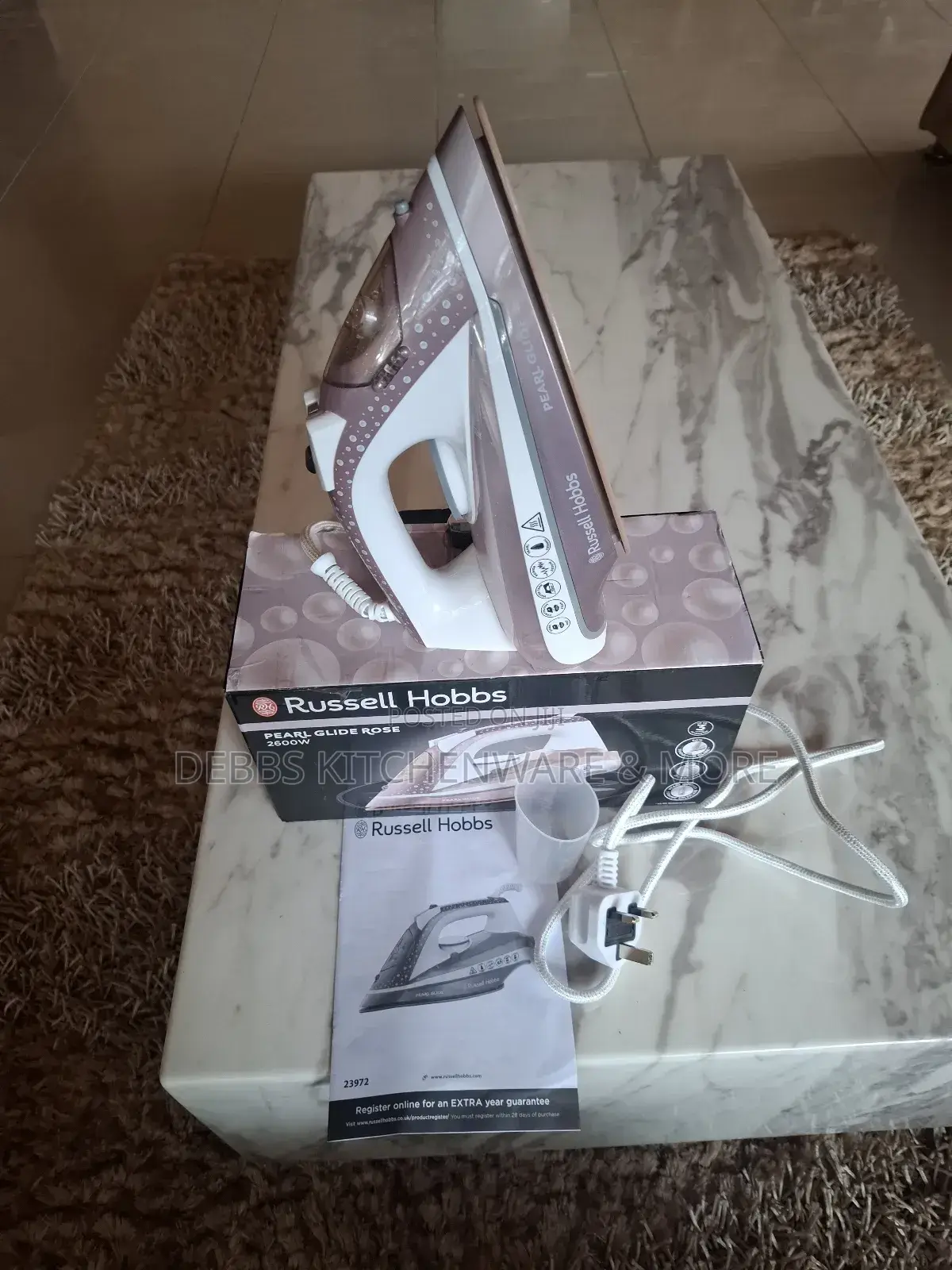 Russell Hobbs Pearl Glide Rose Iron Uk