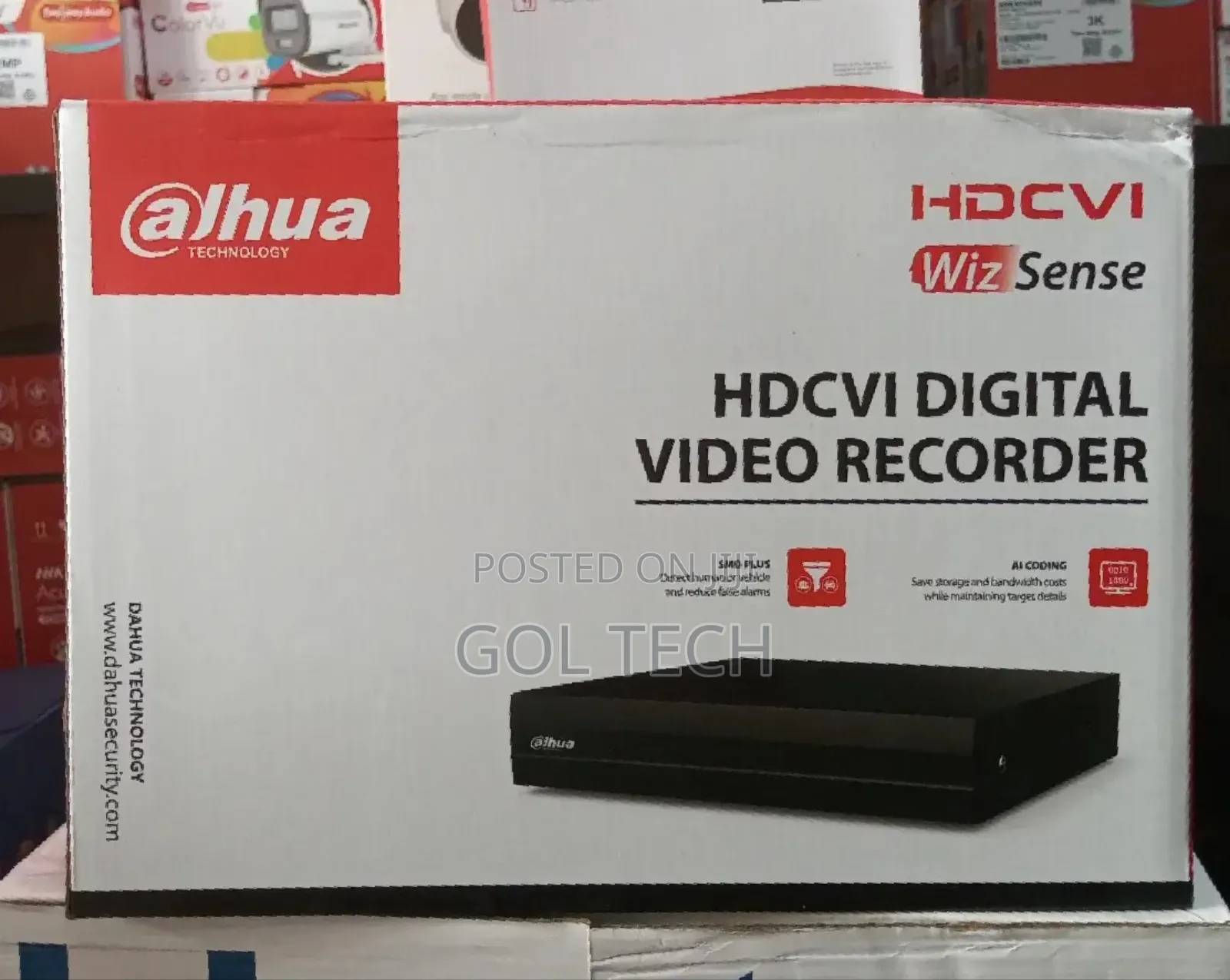 4ch Dahua DVR 2mp Wizsense 1080p Dh-Xvr1b04-I Hdcvi