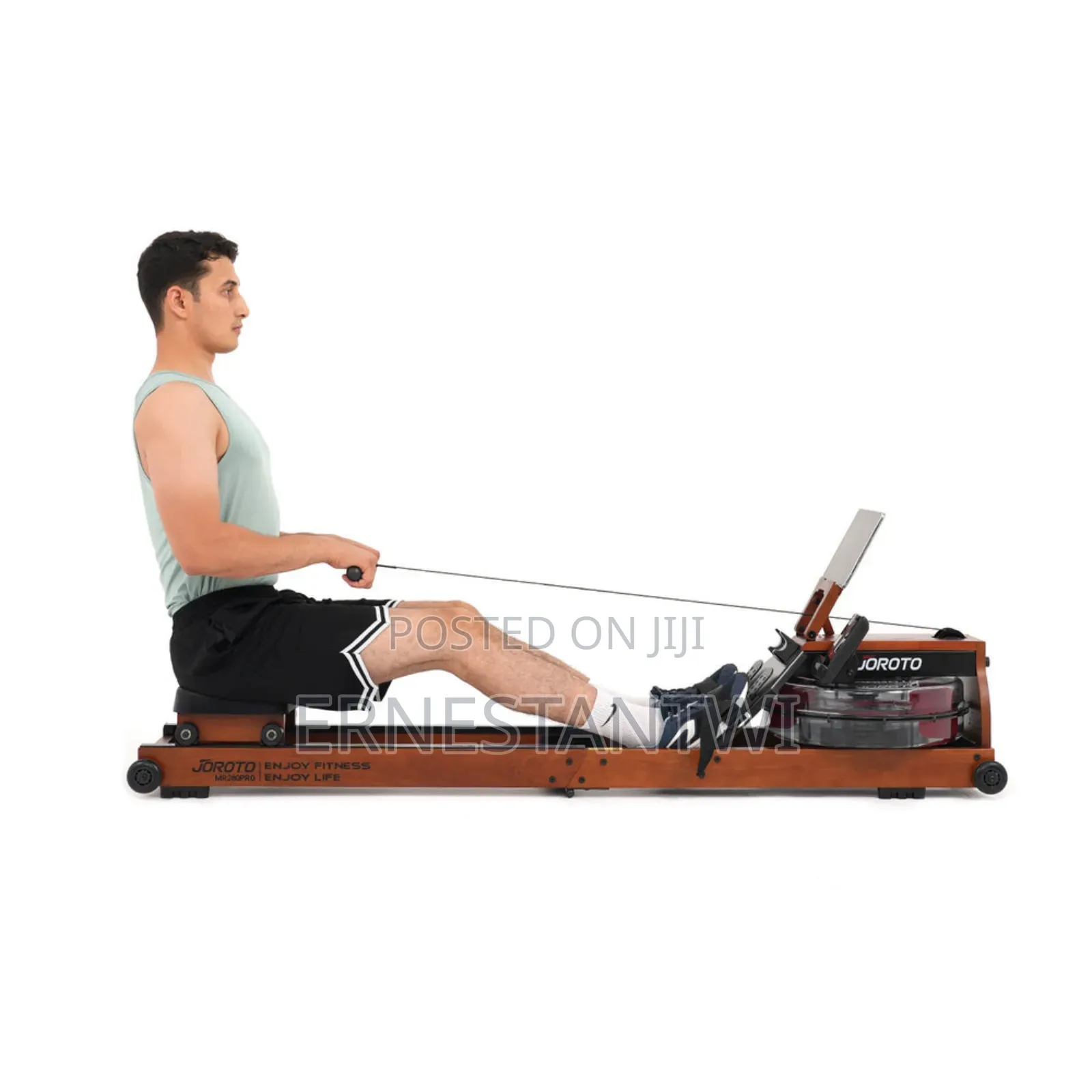 Oak Wood Foldable Water Rowing Machine From Joroto, Uk