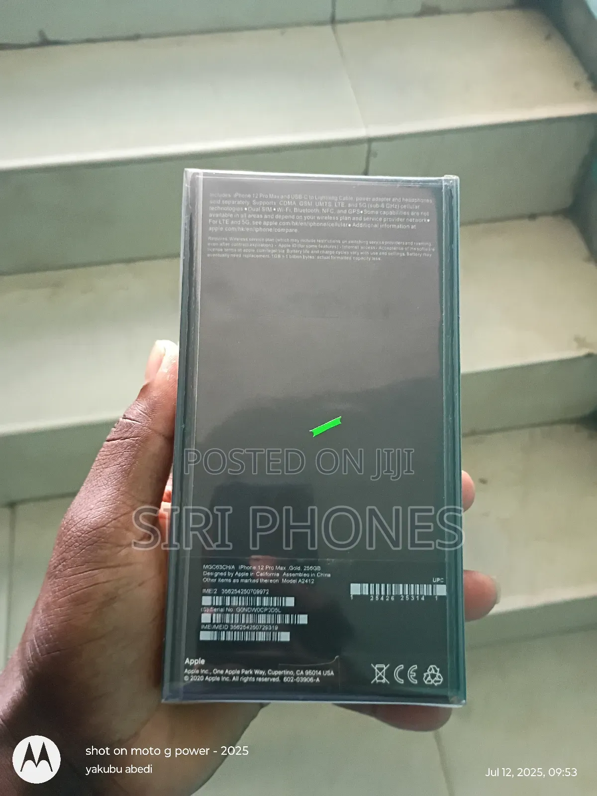 New Apple iPhone 12 Pro Max 128 GB Black