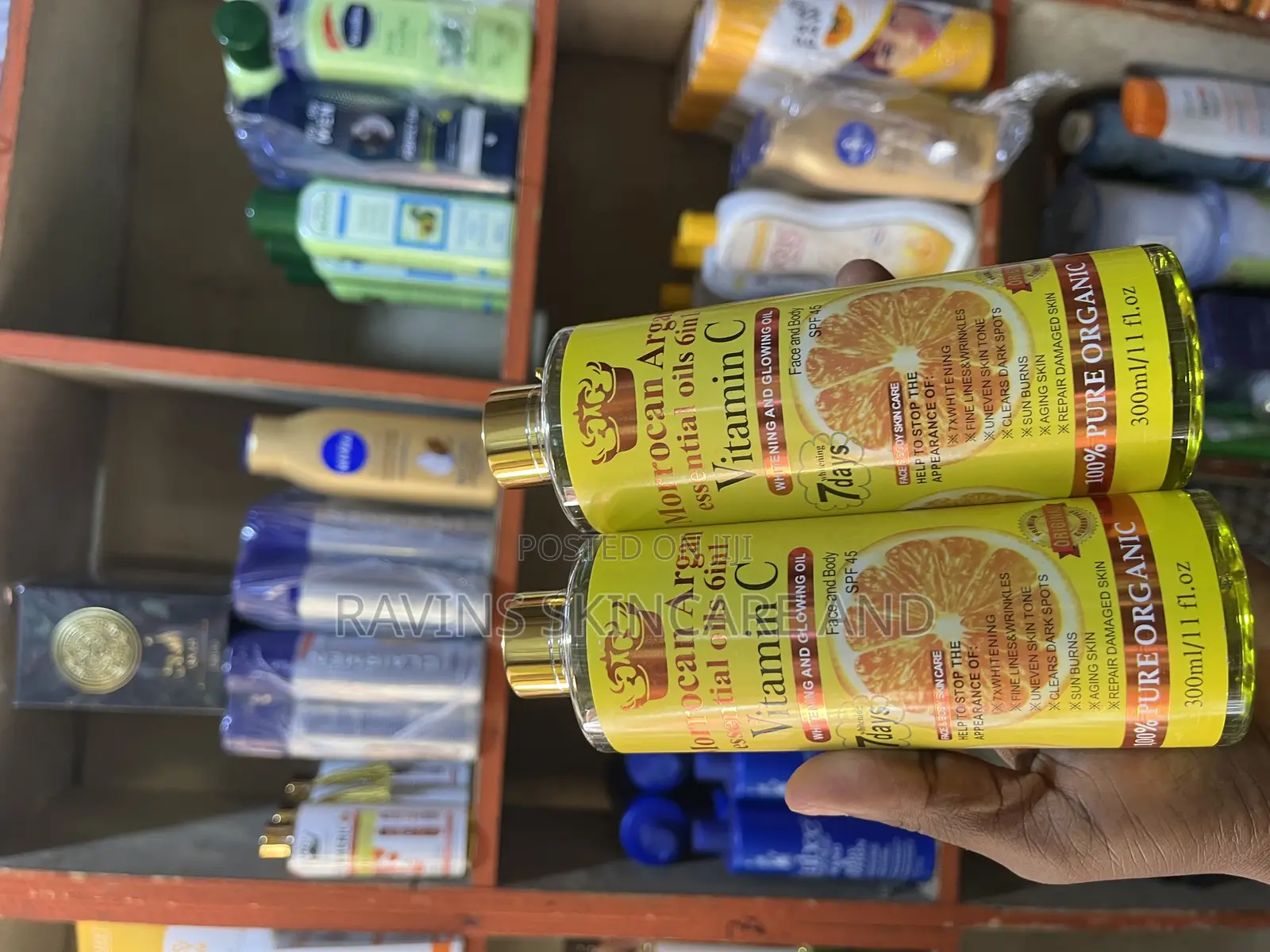 Argan Oil And Tumeric Oil