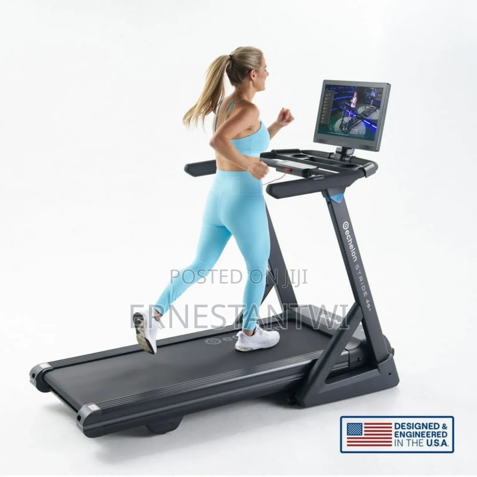 Fully Digital Echelon Treadmill With a Wide Screen From Uk