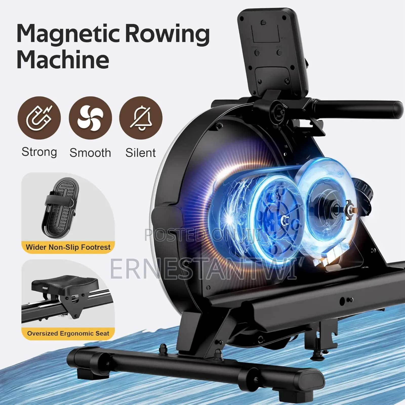 160kg Capacity Magnetic Rowing Machine From Labgrey, Uk
