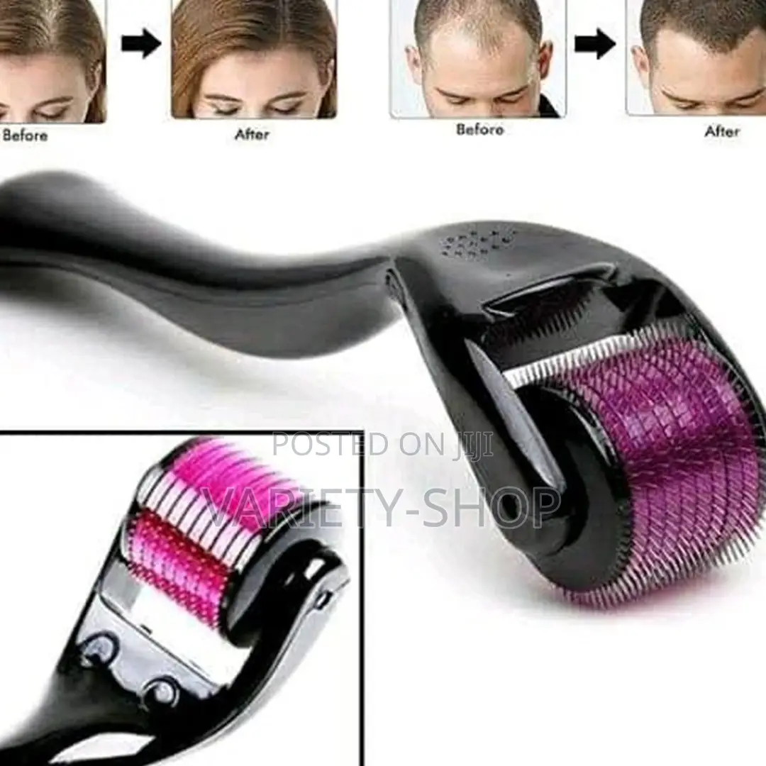 Derma Roller for Beard Growth, 540 Titanium Micro Needles