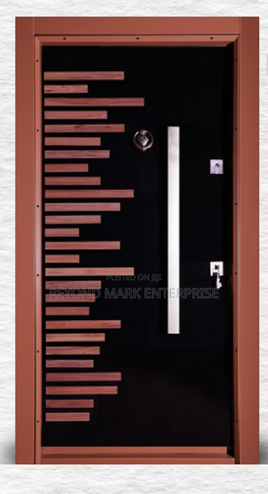 Luxury Security Door, One and a Half One Leaf Security D