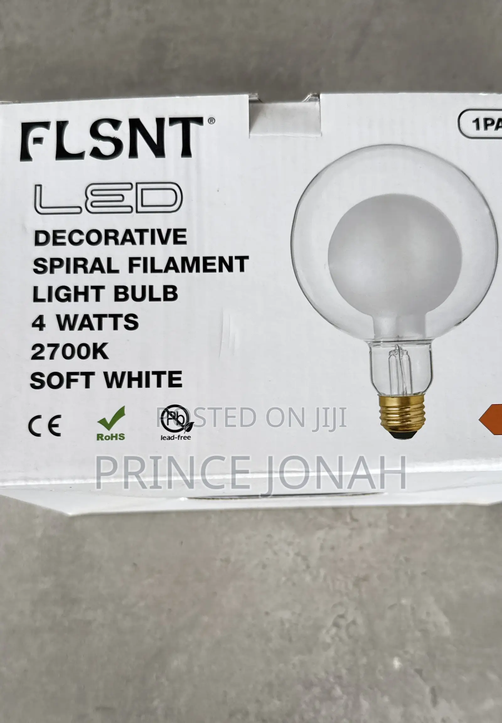 FLSNT G125 Decorative Globe Led Edison Bulbs